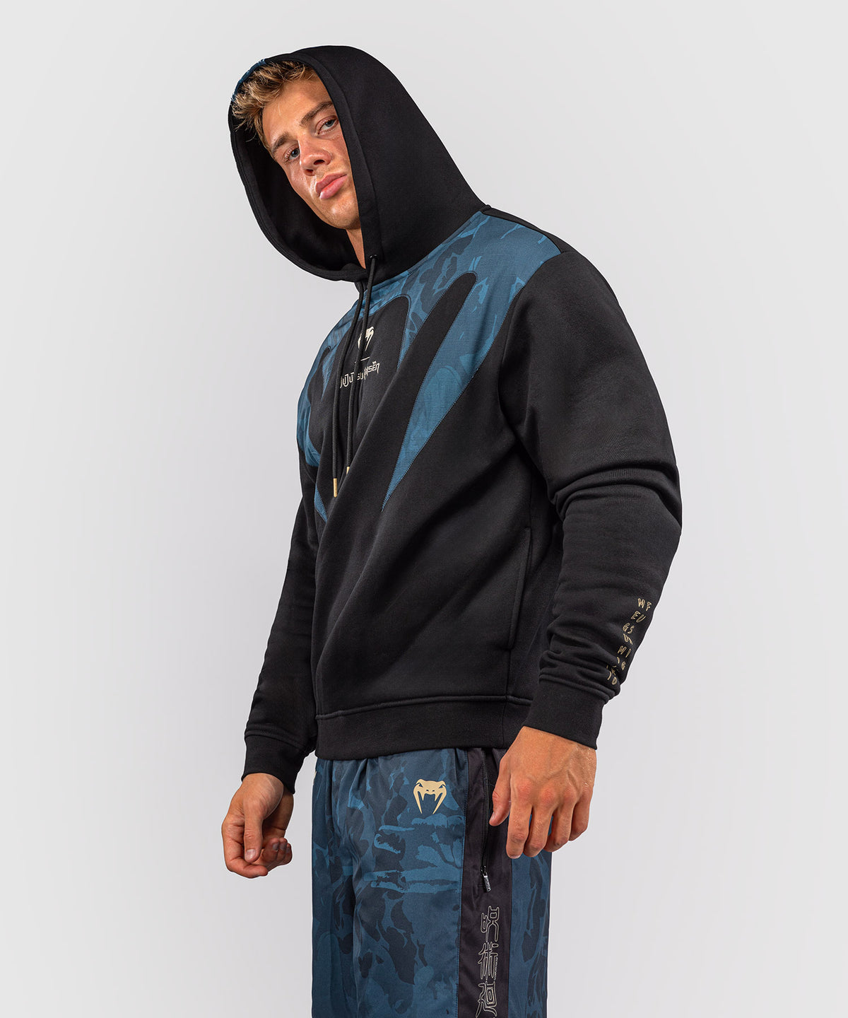Sweat à capuche Fushiguro Jujutsu Kaisen x Venum – Vert Océan