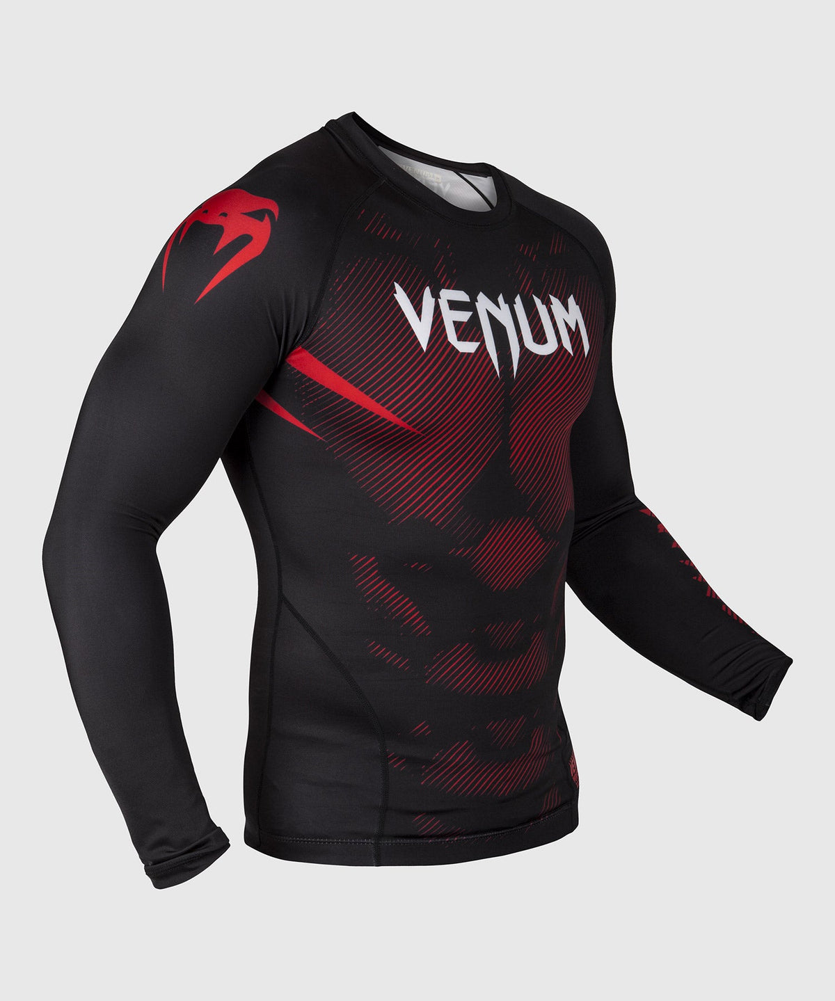 Rashguard Venum NoGi 2.0 - Manches Longues Approuvé IBJJF - Noir