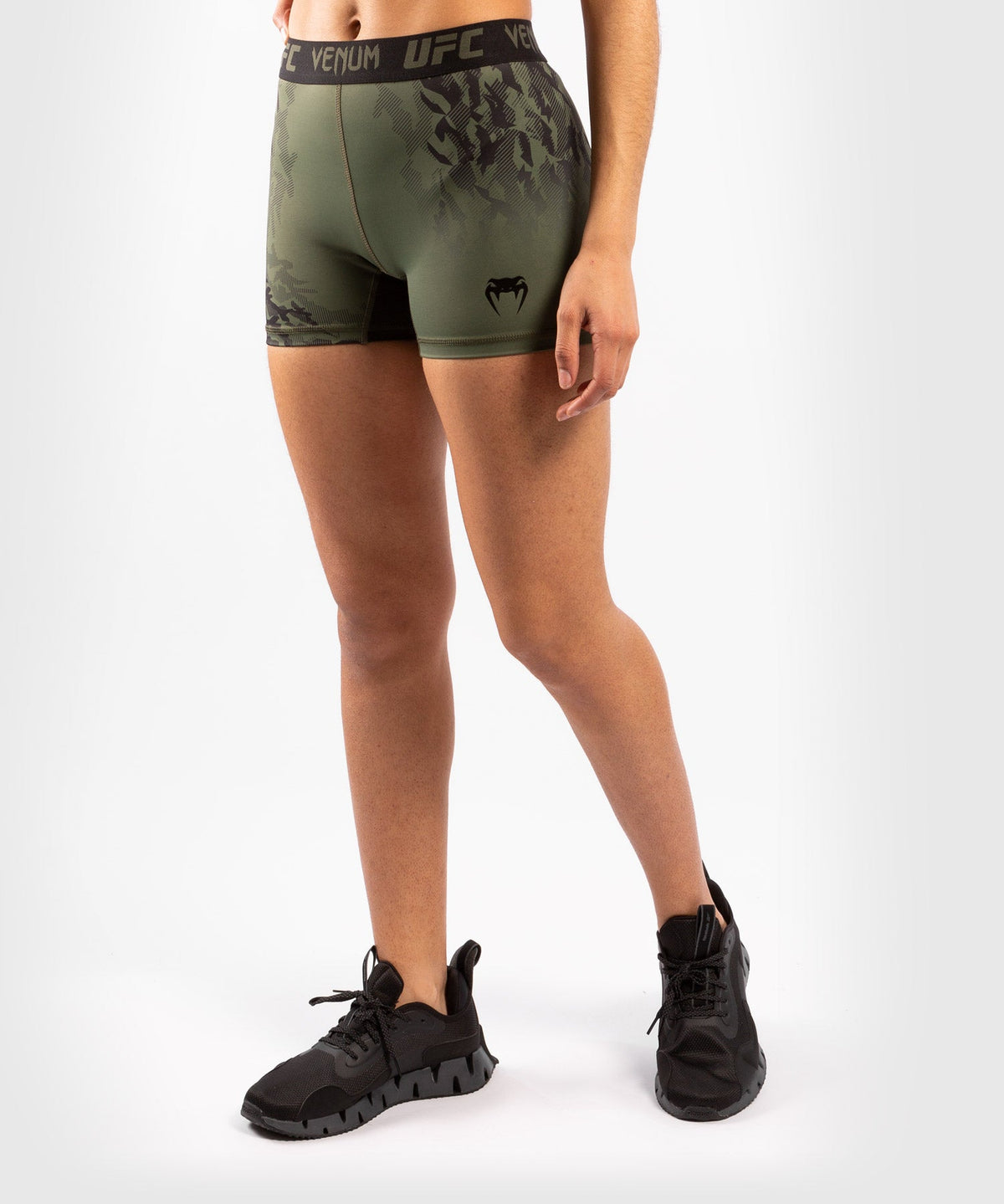 UFC Damen Kompressionsshorts Venum Authentic Fight Week - Khaki