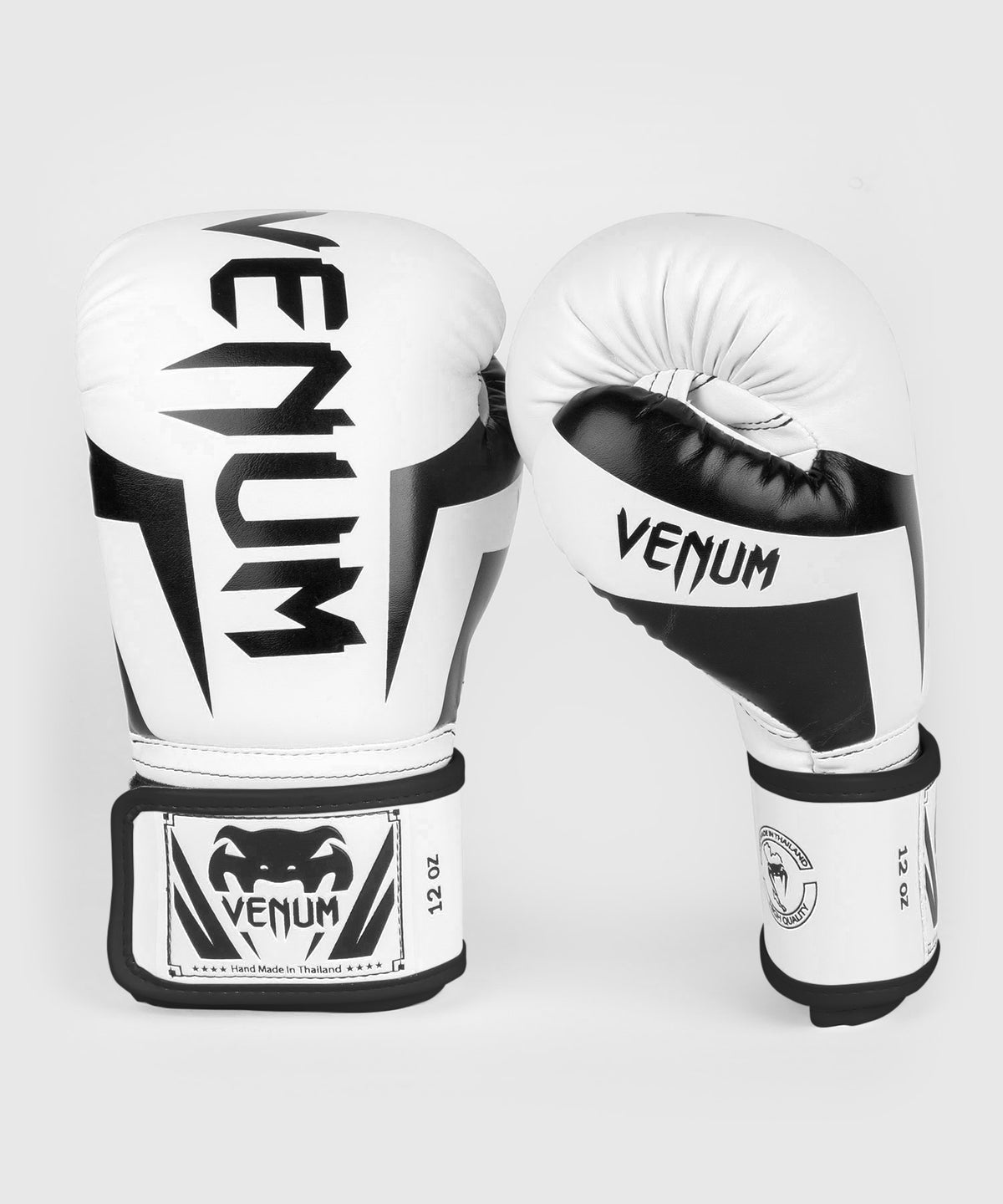 Venum Elite Boxing Gloves - White/Black