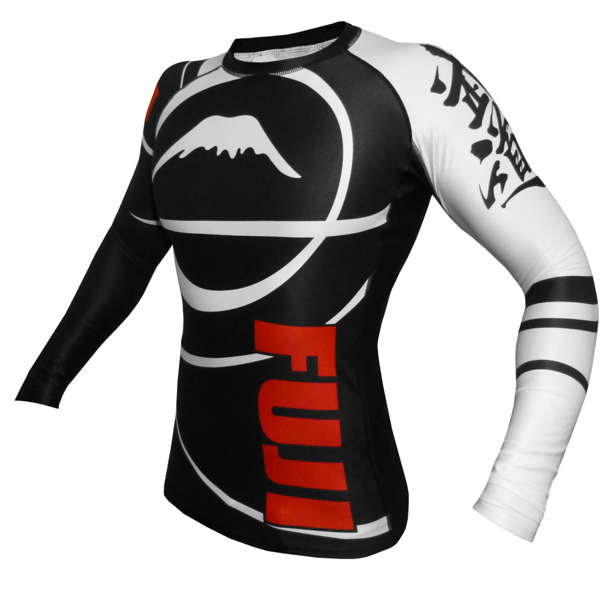 Rashguard Fuji Sports Freestyle IBJJF Ranked Manches Longues  - Noir