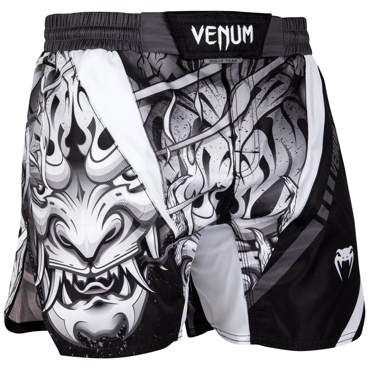 Pantaloncini da combattimento Venum Devil - Bianchi/Neri