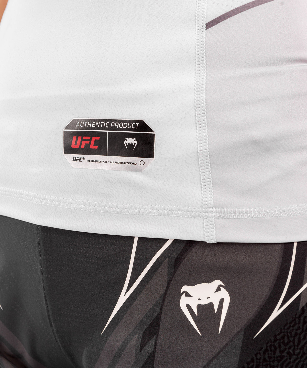 T-shirt de compression Femme UFC Venum Authentic Fight Night - Blanc
