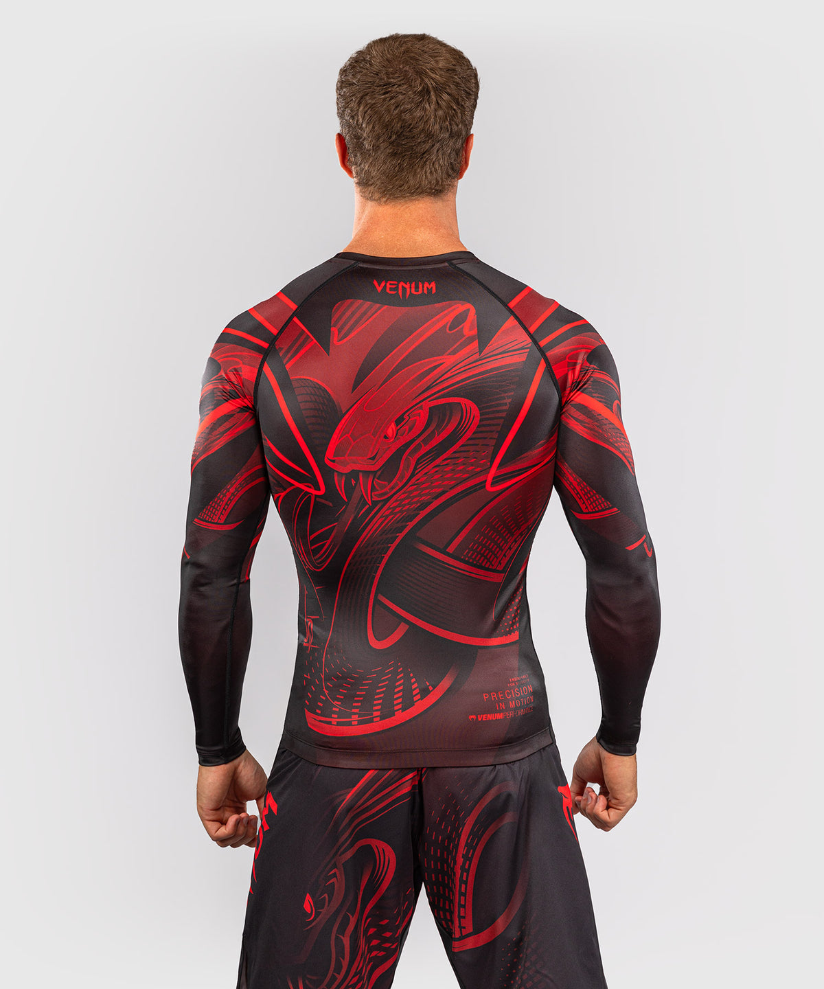 Rashguard manches longues Venum Crimson Viper 2.0 - Noir/Rouge