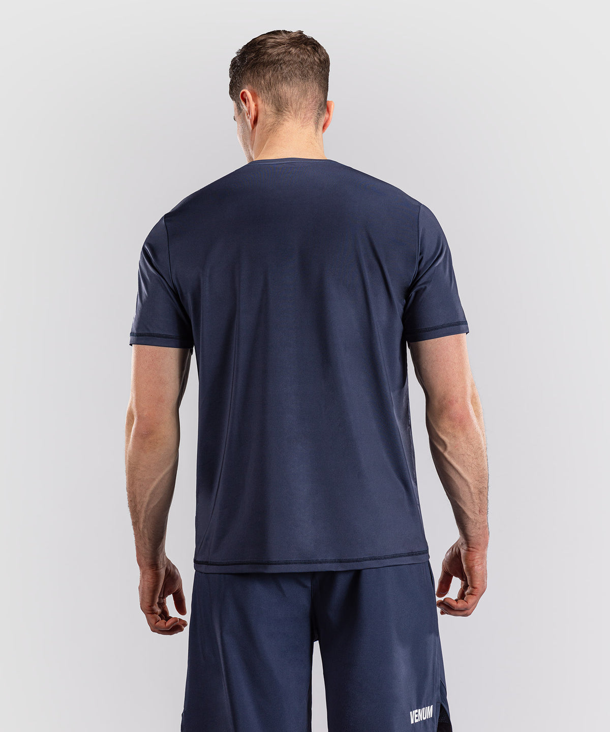 Venum Classic Dry Tech T-Shirt - Navy Blue/White