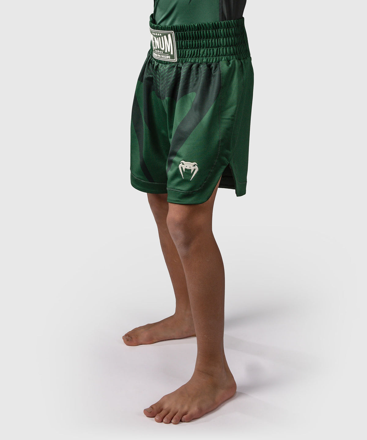 Venum Attack Pantaloncini da boxe per bambini - Verde Foresta/Avorio