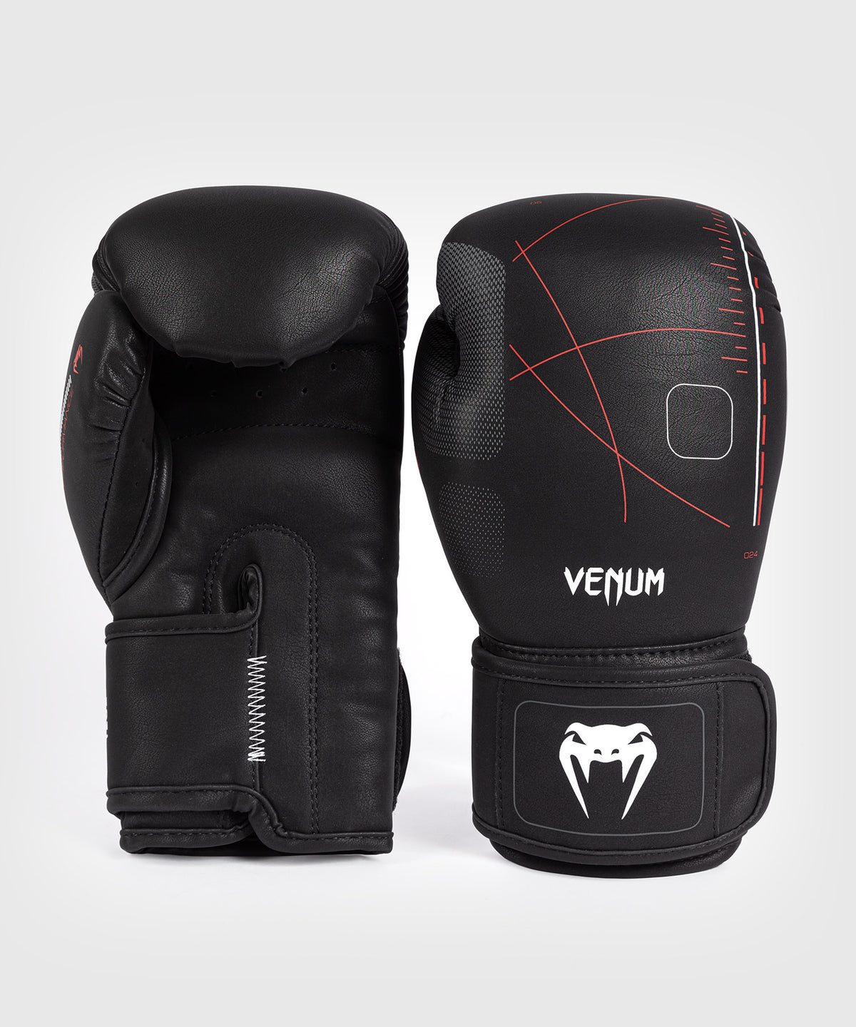 Venum Tactical XT Guantes de boxeo - Negro/Rojo Fuego