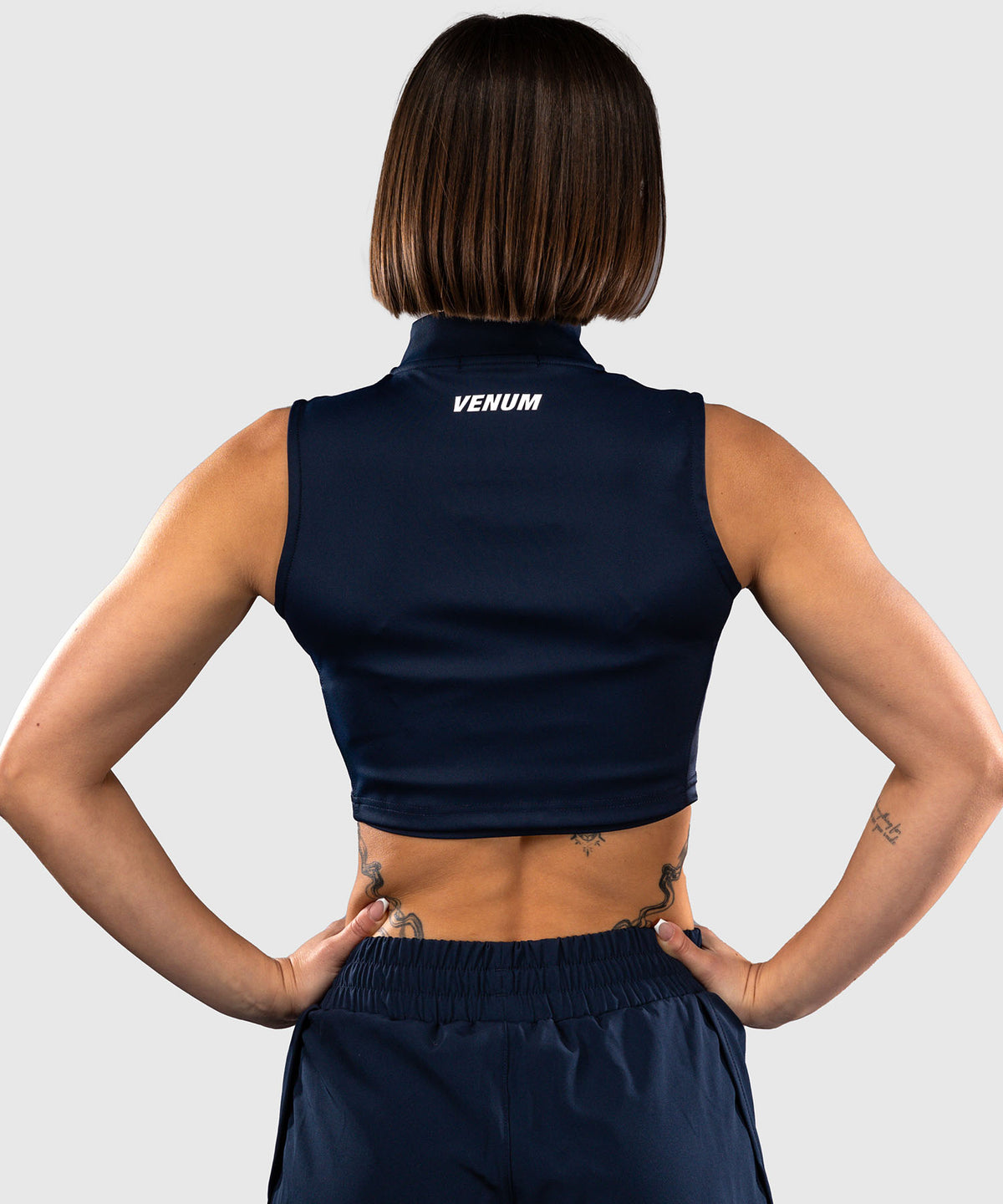 Venum Sculpt Shape Crop Top Da Donna - Blu Navy