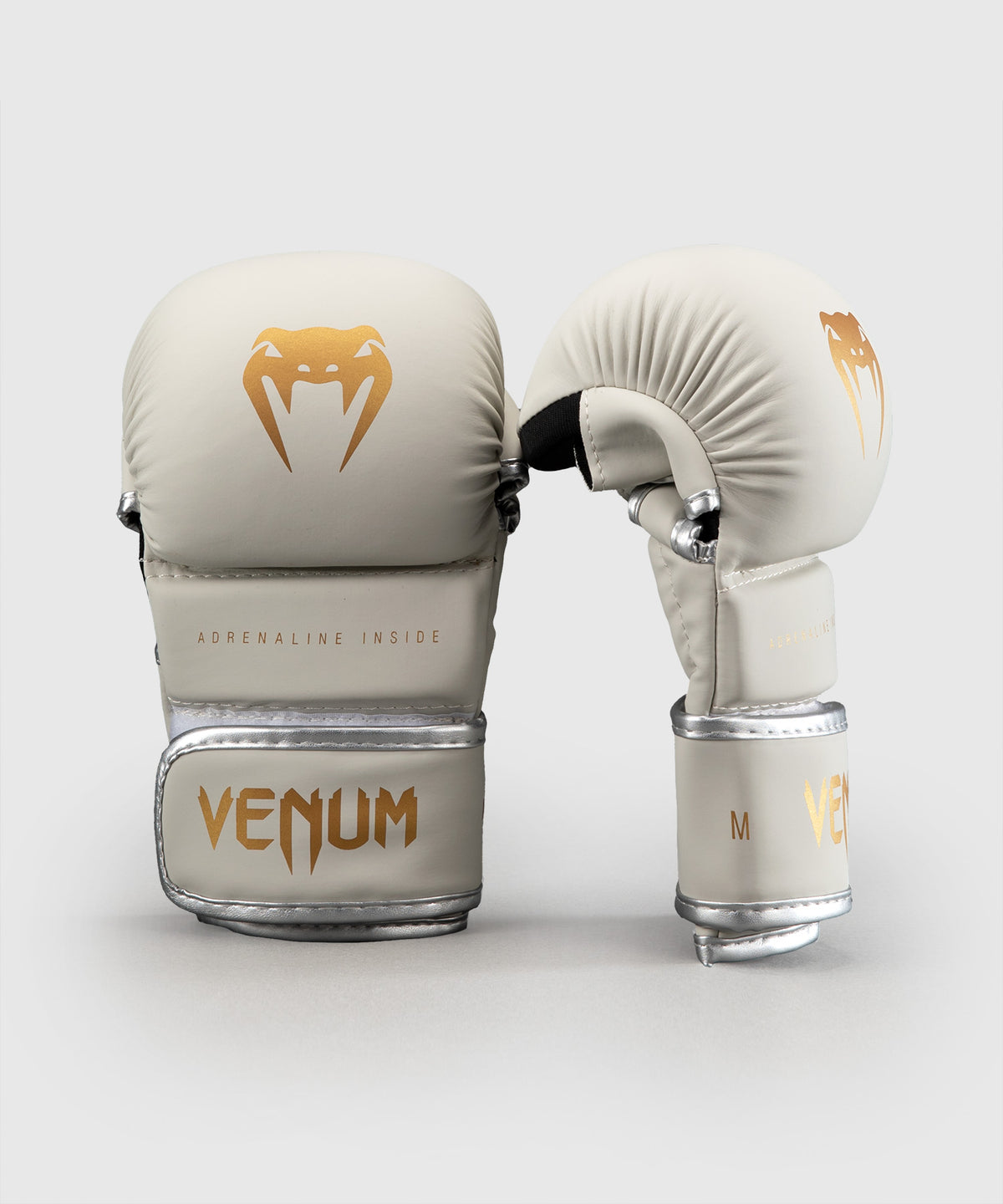 Venum Contender 1.5 Sparring Gloves - Ivory/Gold