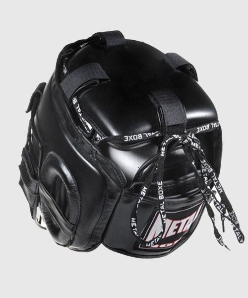 Metal Boxe Casco MMA con Griglia - Nero