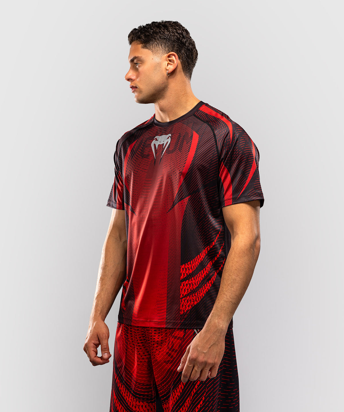 Venum Galactic 3.0 Dry-Tech T-Shirt - Rot/Silber