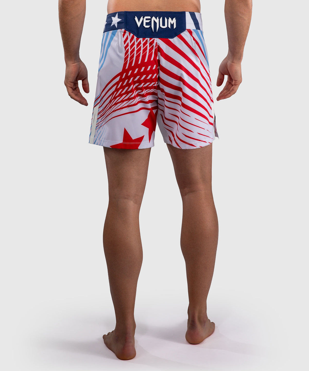 Official UFC Freedom 250 by Venum Authentic Fight Night Short de combat coupe courte pour homme - Blanc
