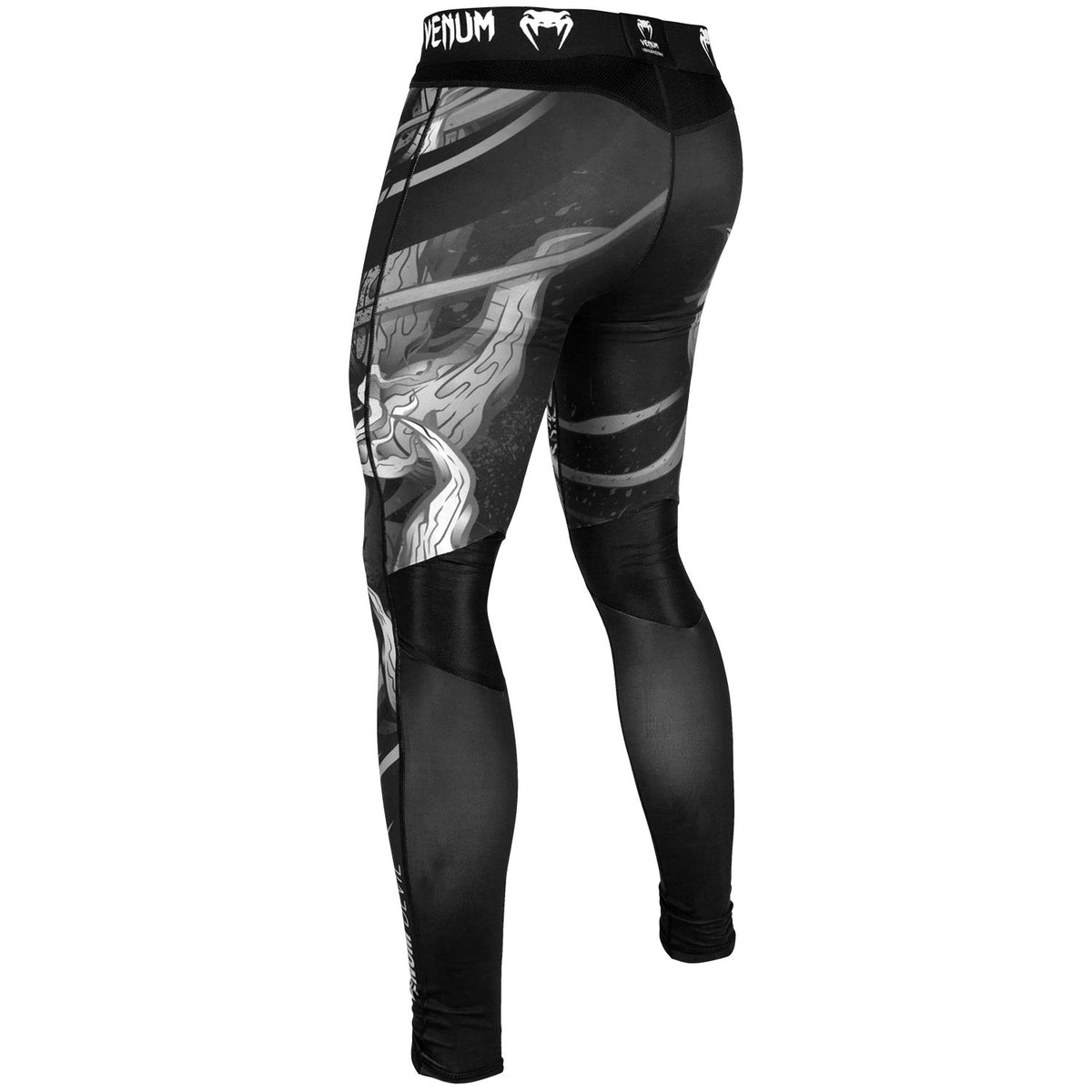 Venum Devil Compression Pants - White/Black