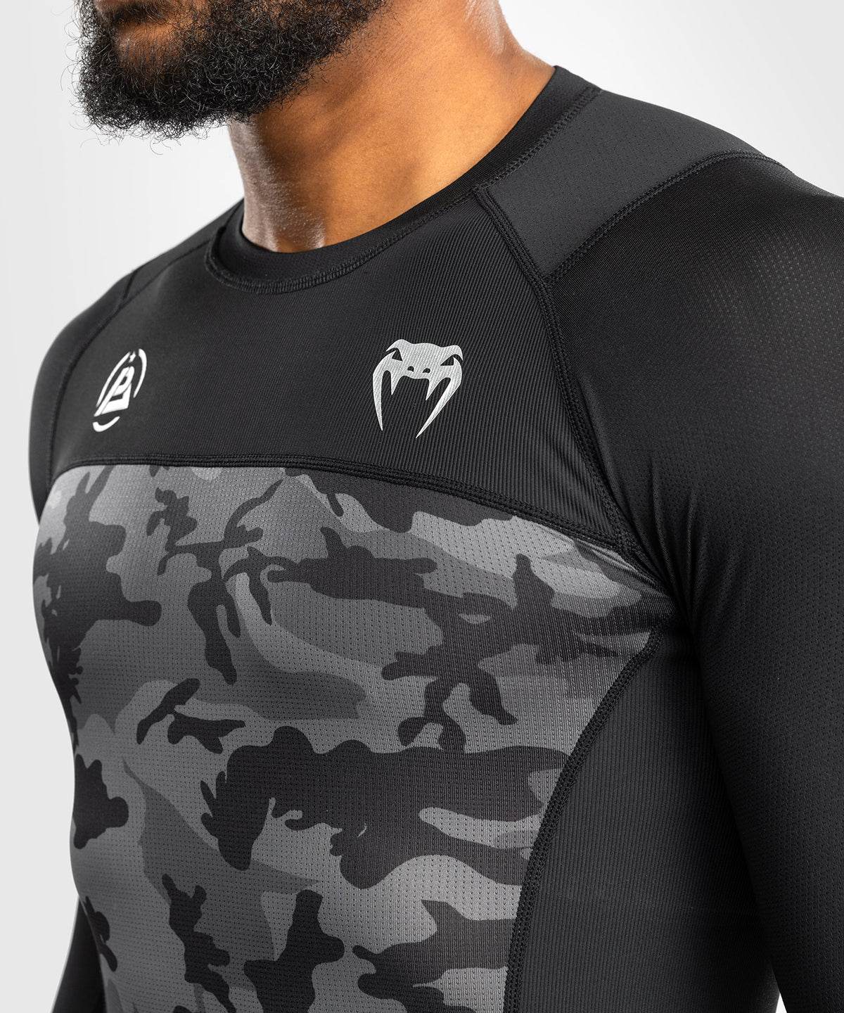 Rashguard manches longues Venum x Polaris - Noir/Gris