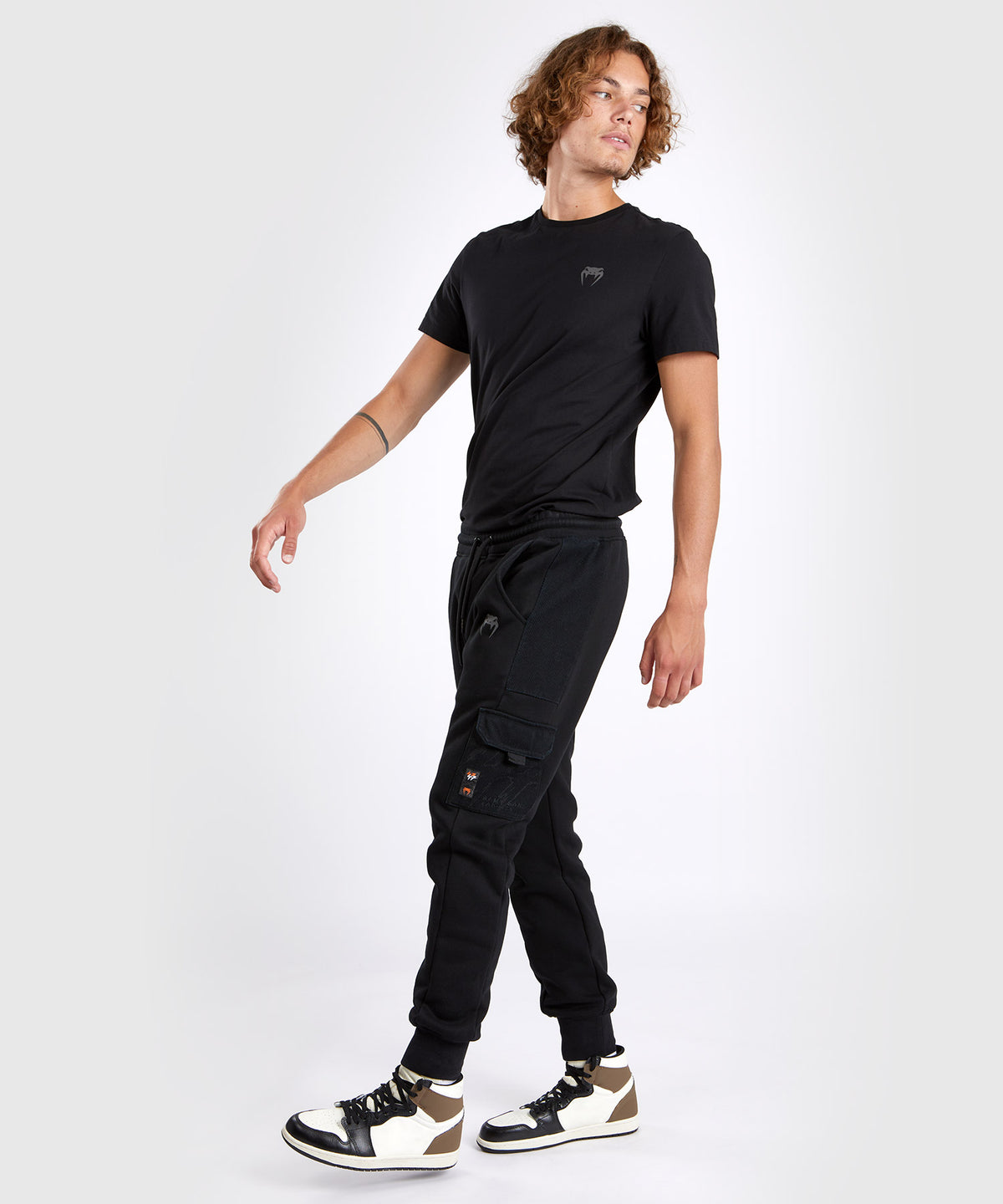 Venum S47 Pantalones de chándal - Negro/Naranja
