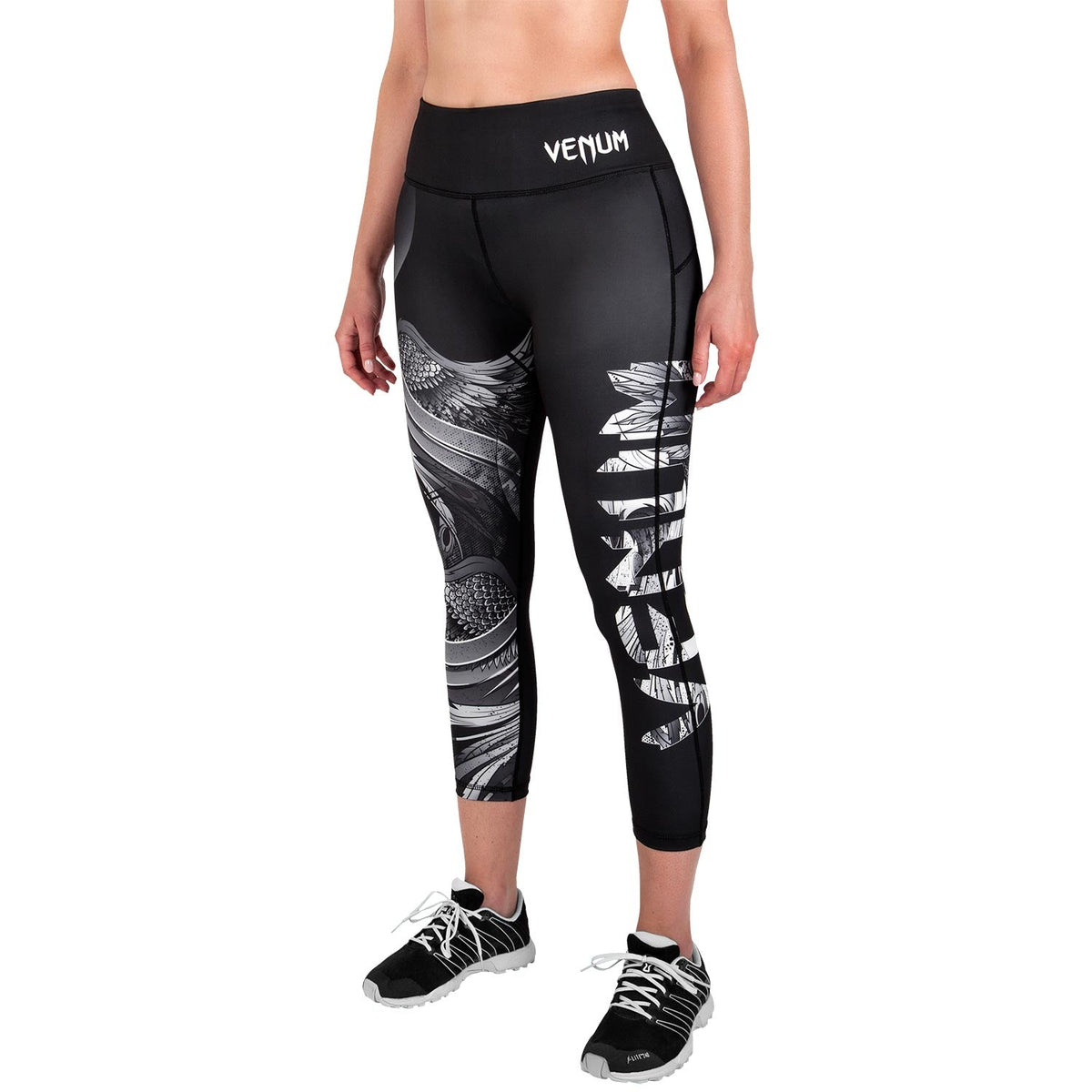 Venum Phoenix Damen-Tights - Schwarz/Weiß