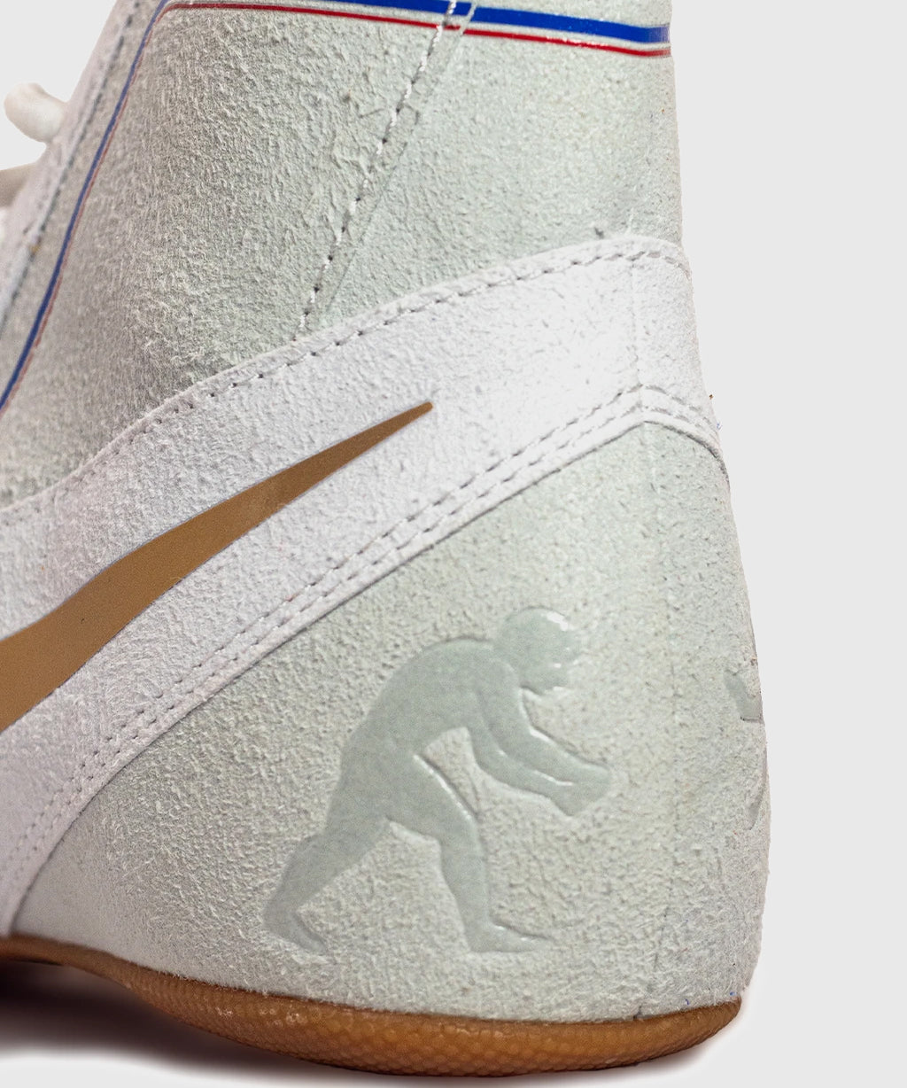 Chaussures de lutte Nike Footsweep 2 SE - Blanc/Or/Gomme