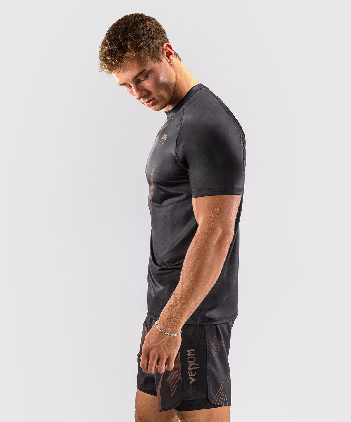 Venum No-Gi 6.0 Dry-Tech T-Shirt Schwarz/Braun