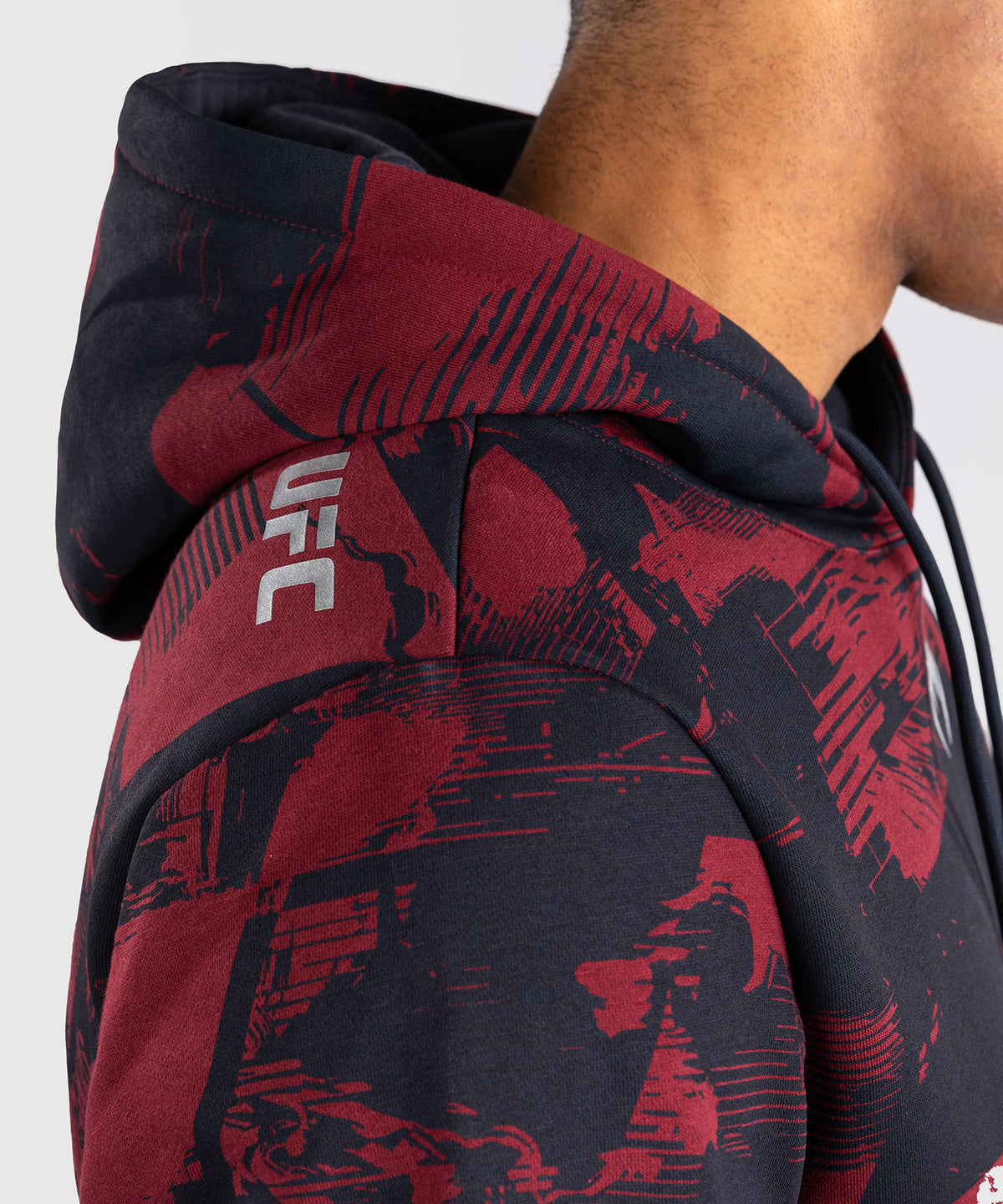UFC Zenith by Venum Authentic Fight Week Felpa Uomo - Blu navy/Bordeaux/Argento