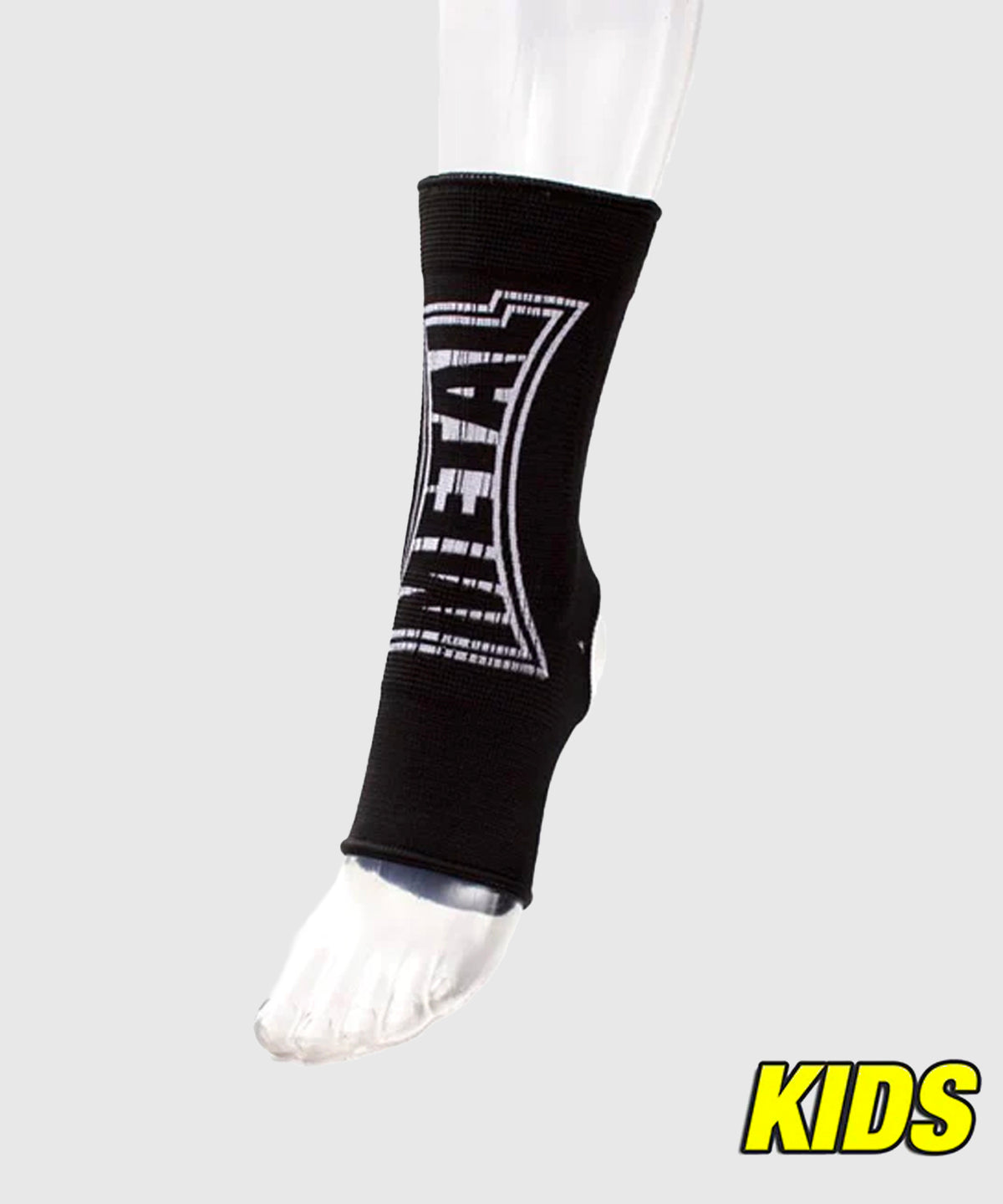 Metal Boxe Algodón Elástico Tobilleras Infantil - Negro