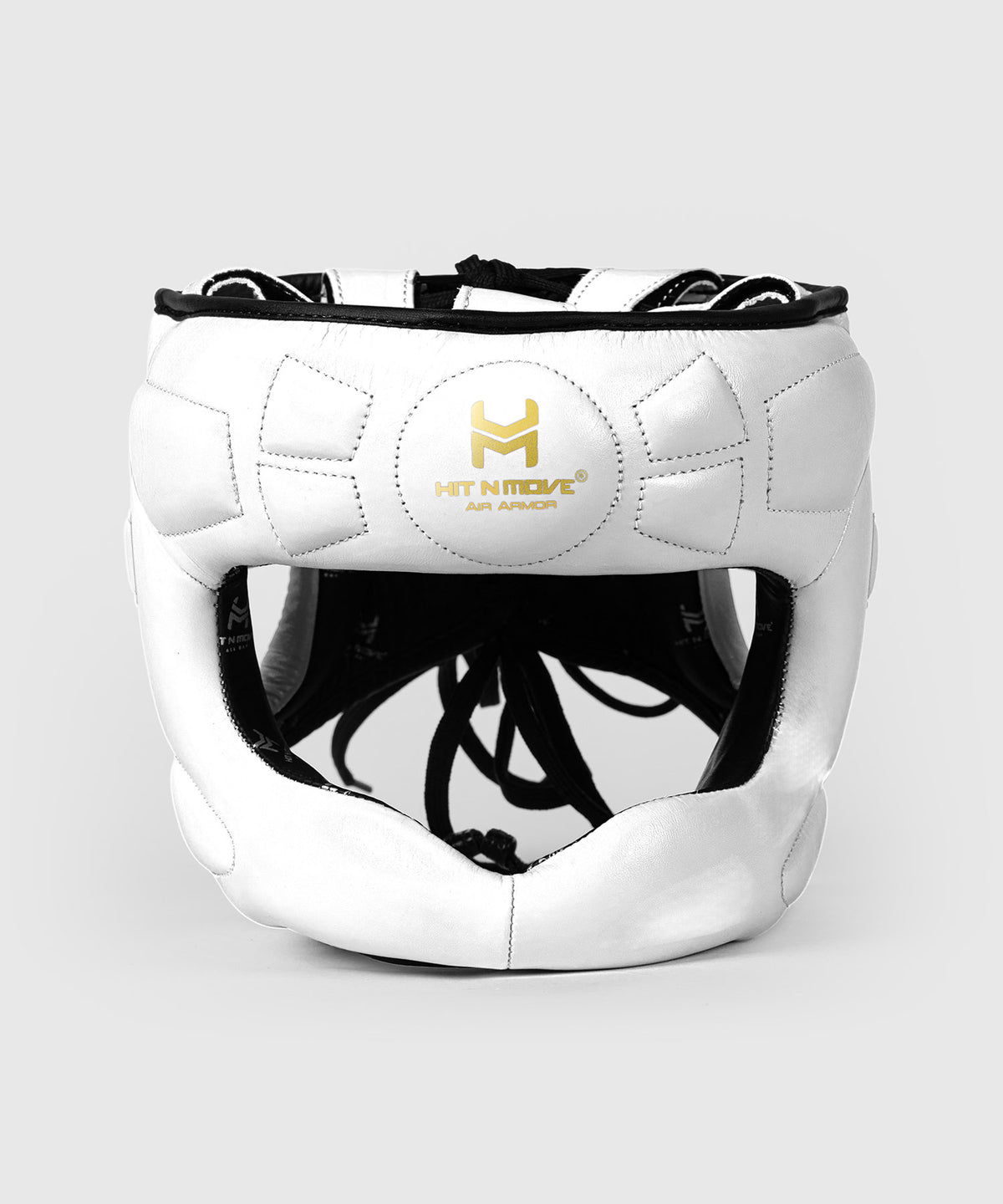 Hit N Move Casco de Boxeo con Barra - Blanco