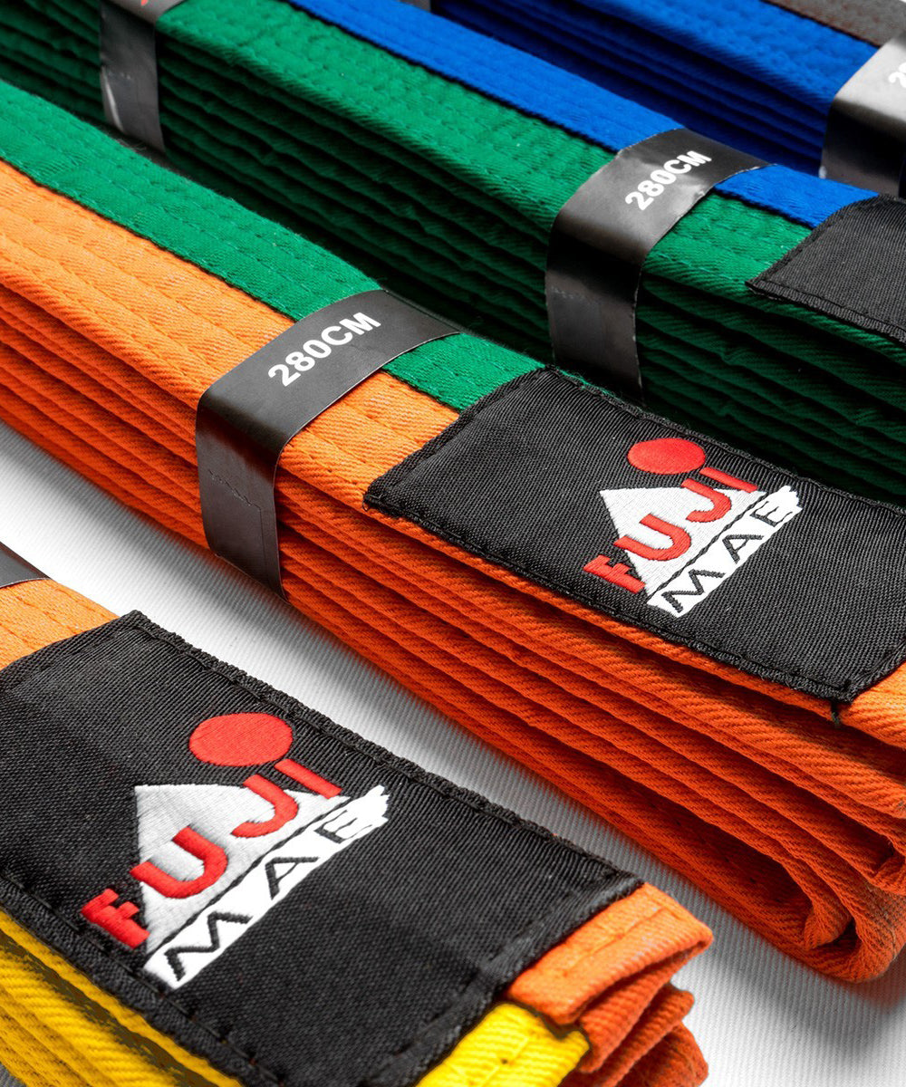Fujimae Bicolore Martial Arts Belt - Orange/Green