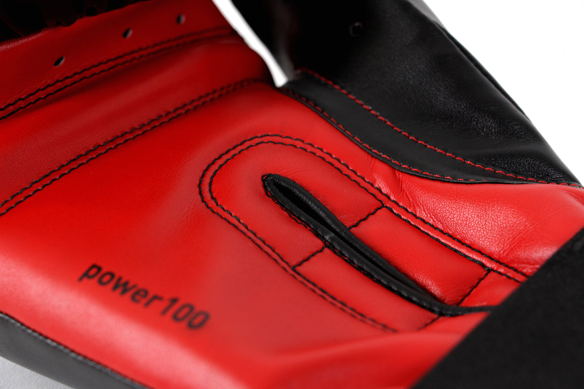 Adidas Power 100 Boxing Gloves - Black/Red