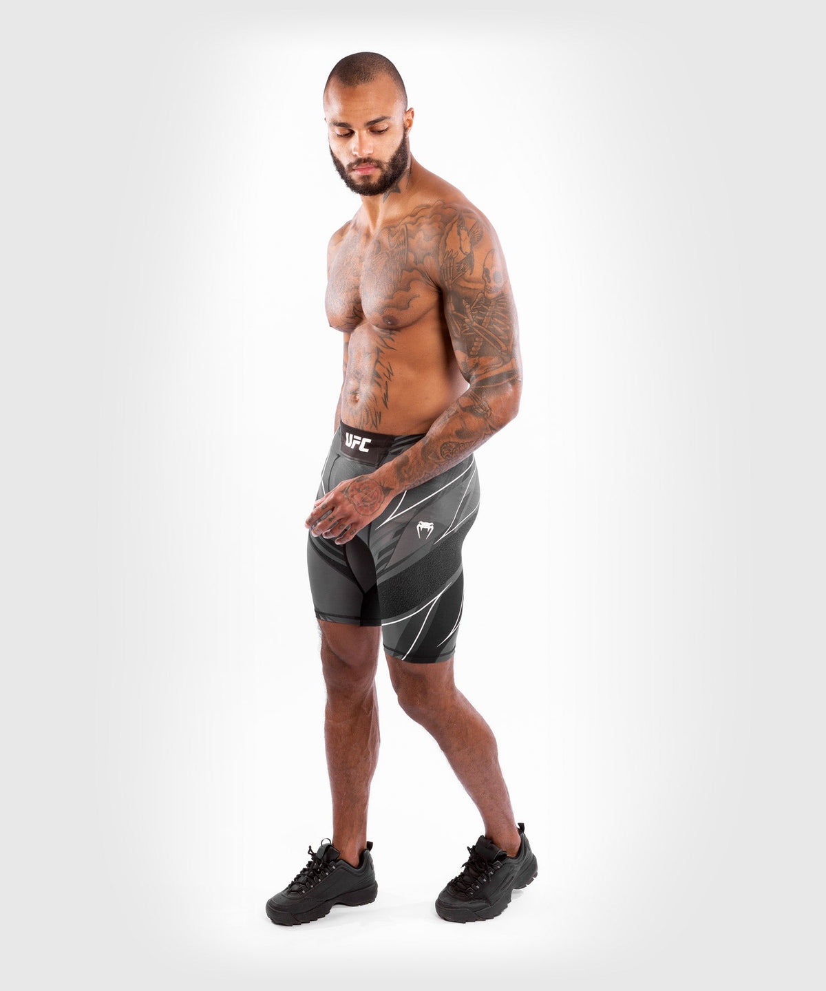 Short de compression pour Hommes UFC Venum Authentic Fight Night - Coupe Longue - Noir