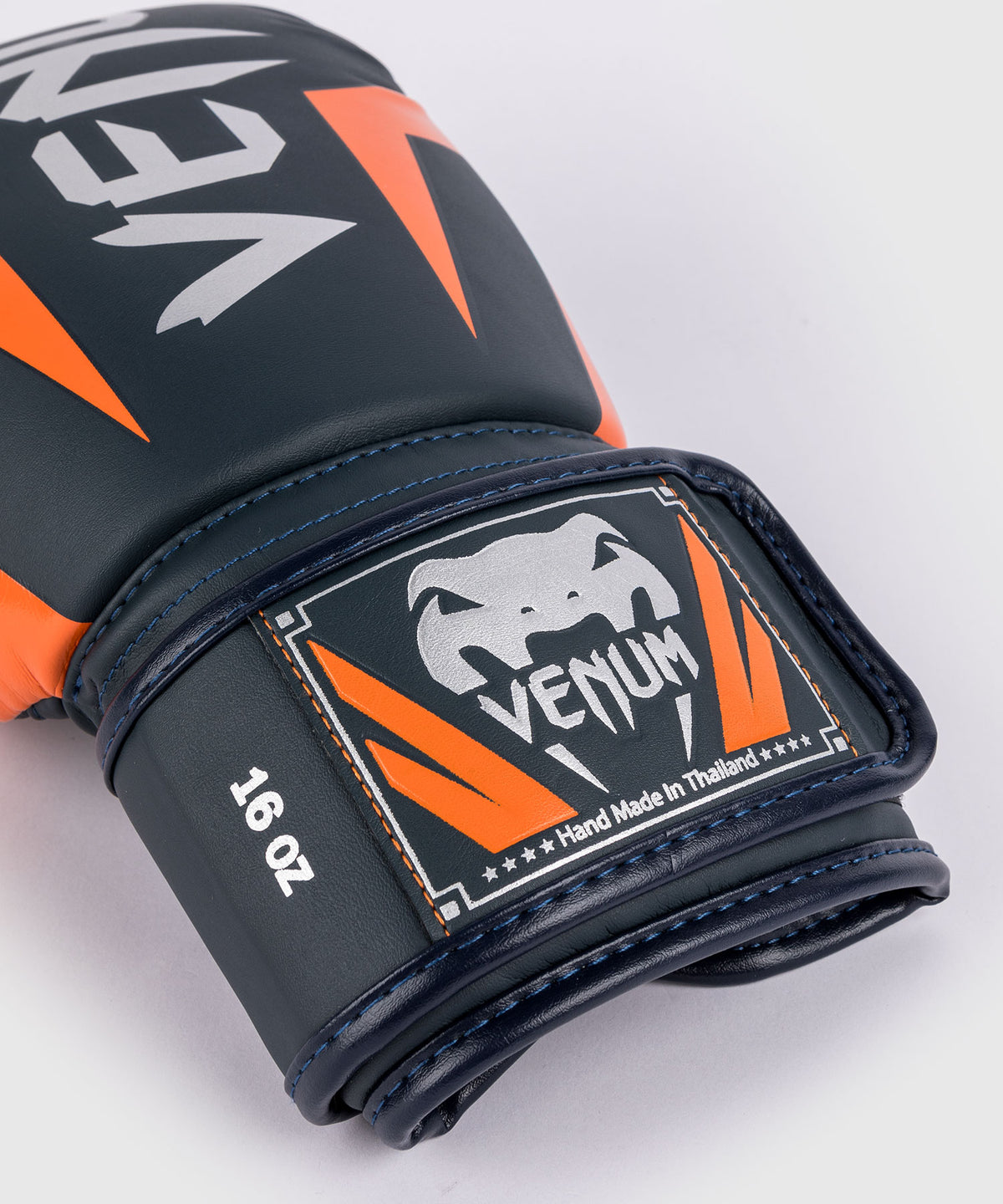 Venum Elite Guantes de boxeo - Azul marino/Plata/naranja