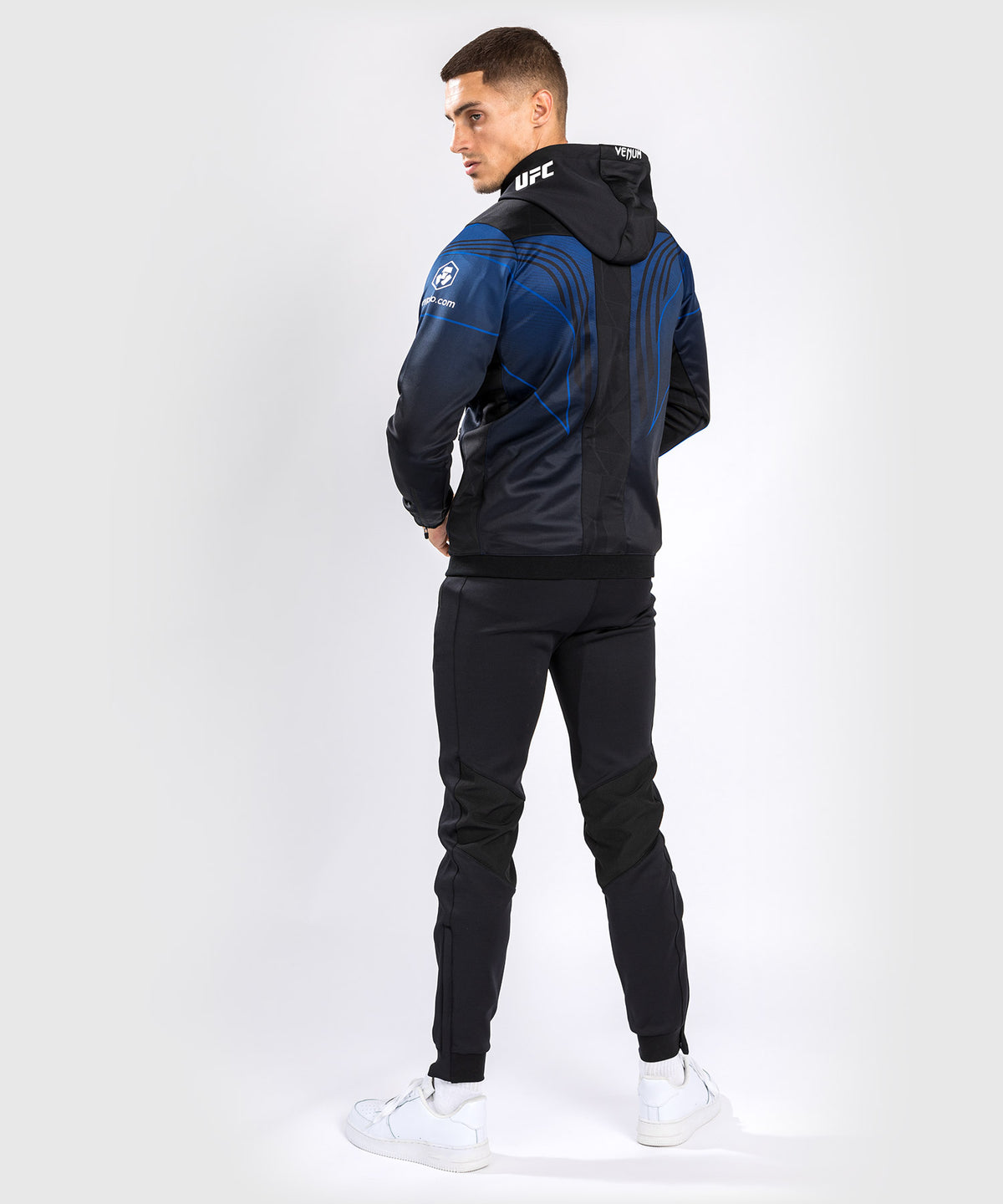 Felpa con cappuccio da uomo UFC Venum Authentic Fight Night 2.0 - Midnight Edition