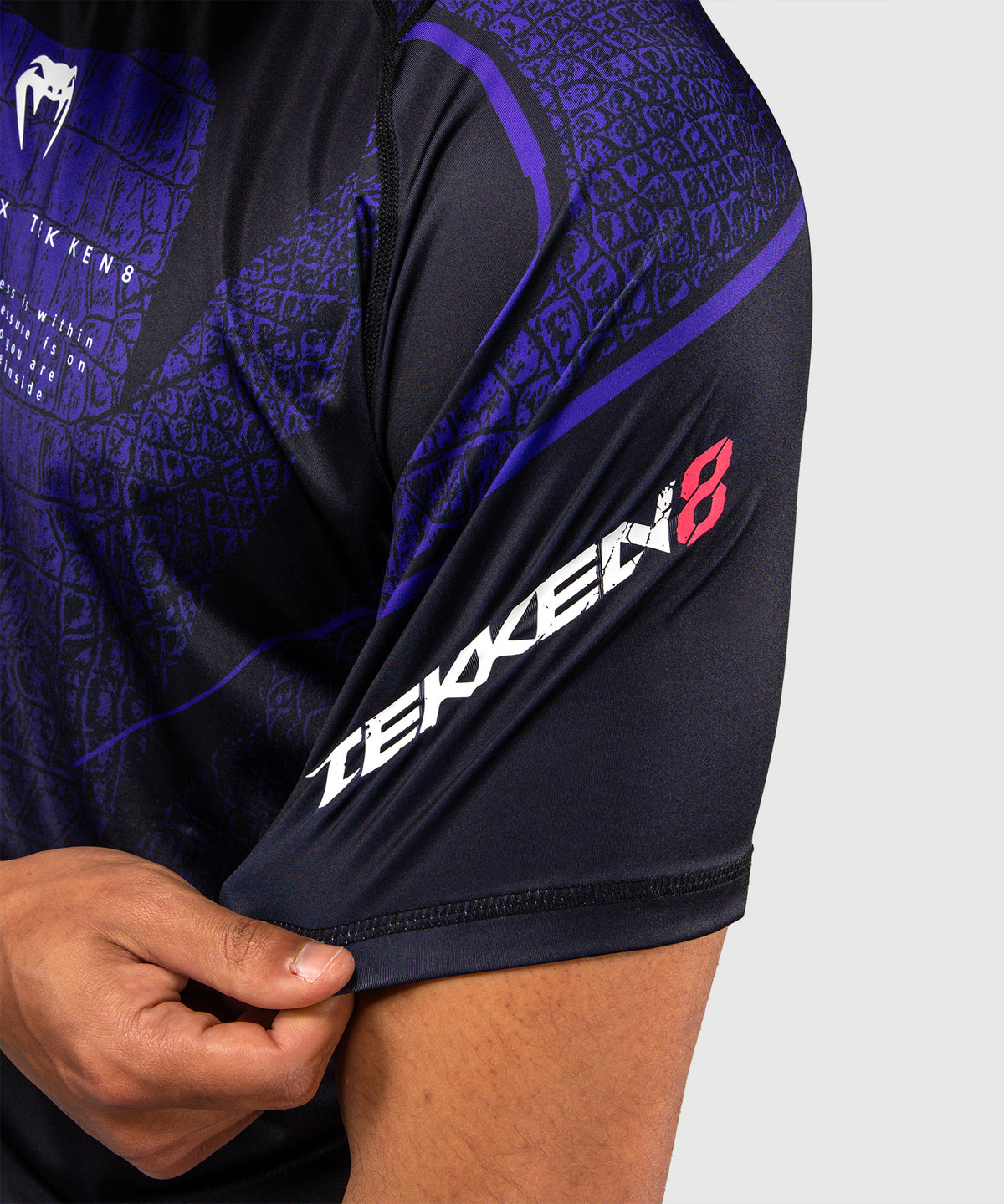 Venum x TEKKEN 8 Maglietta Dry Tech - Kazuya - Nero/Viola