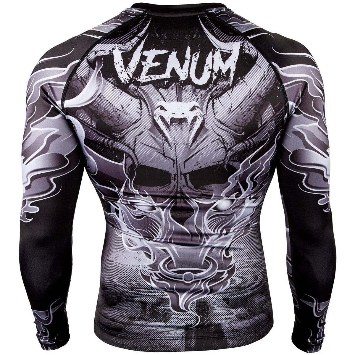 Venum Minotaurus Rashguard - Long Sleeves - Black/White