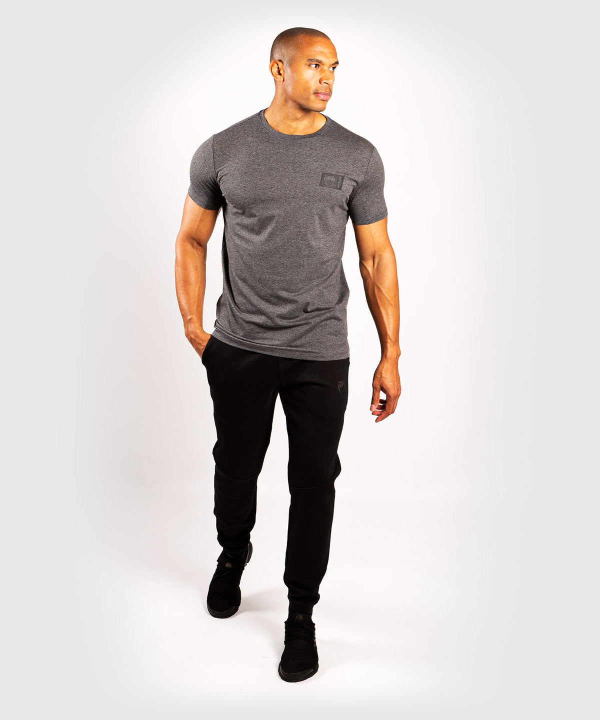 T-Shirt Venum Stamp - Gris Foncé Chiné