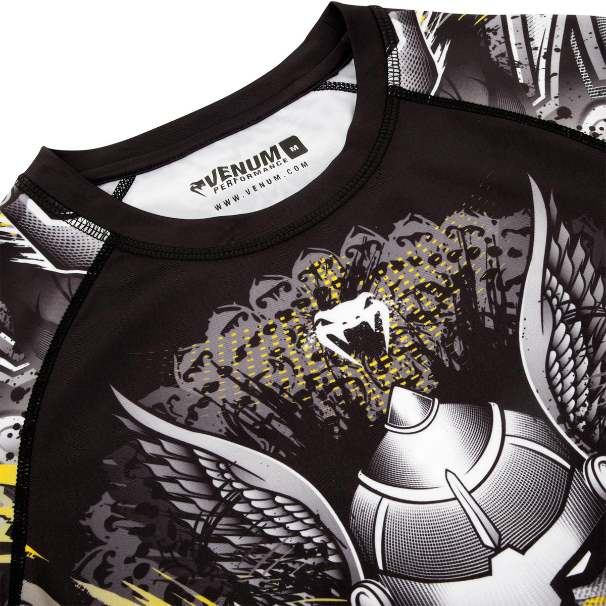 Rashguard Venum Viking 2.0 - Maniche lunghe - Nera/Gialla