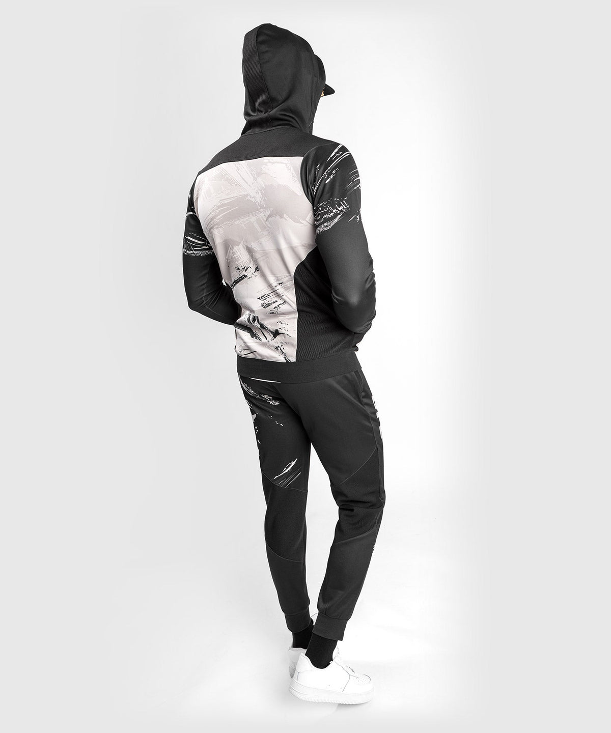 Sweat à capuche zippé pour Hommes UFC Venum Authentic Fight Week 2.0 - Sable/Noir