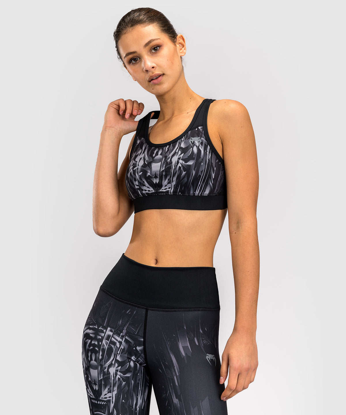 Venum Tiger Sujetador deportivo para Mujer - Negro/Plata