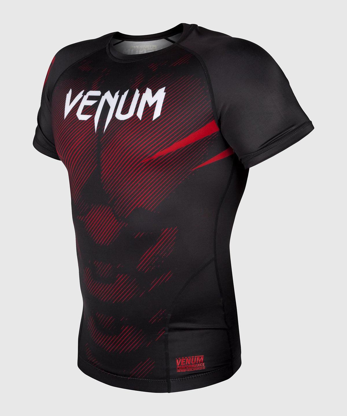 Rashguard Venum NoGi 2.0 - Manches courtes Approuvé IBJJF - Noir