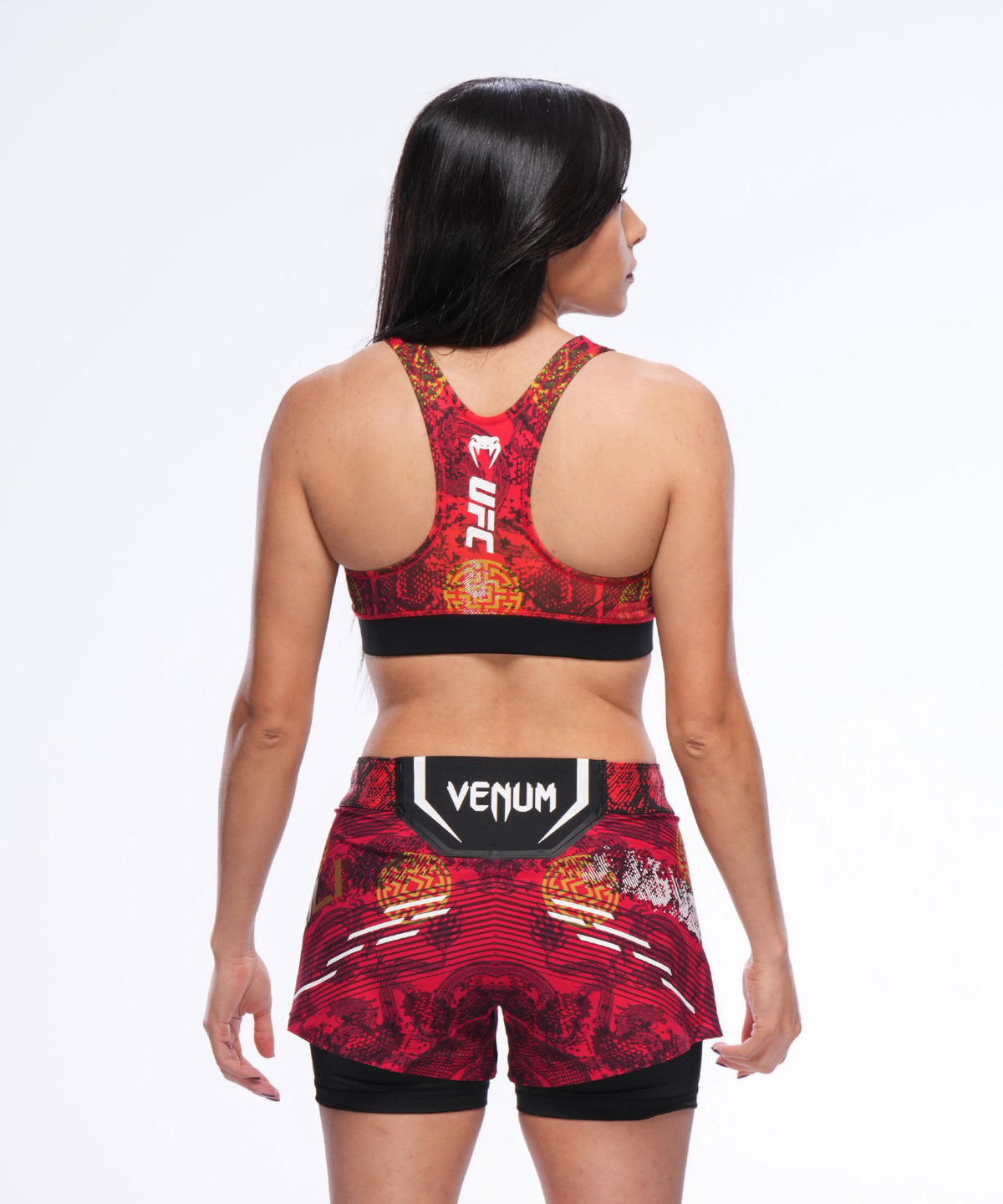 UFC Unrivaled by Venum Zhang Weili Reggiseno Sportivo Donna - Rosso