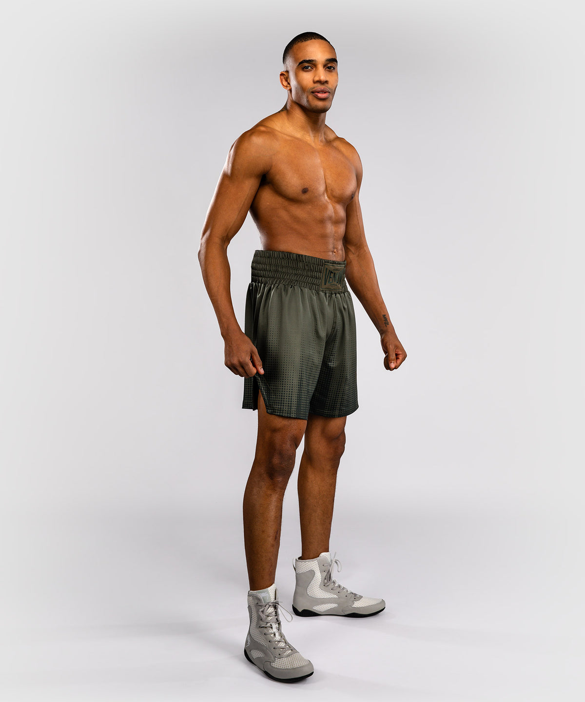 Venum Stealth Short de Boxeo – Caqui/Verde Oscuro