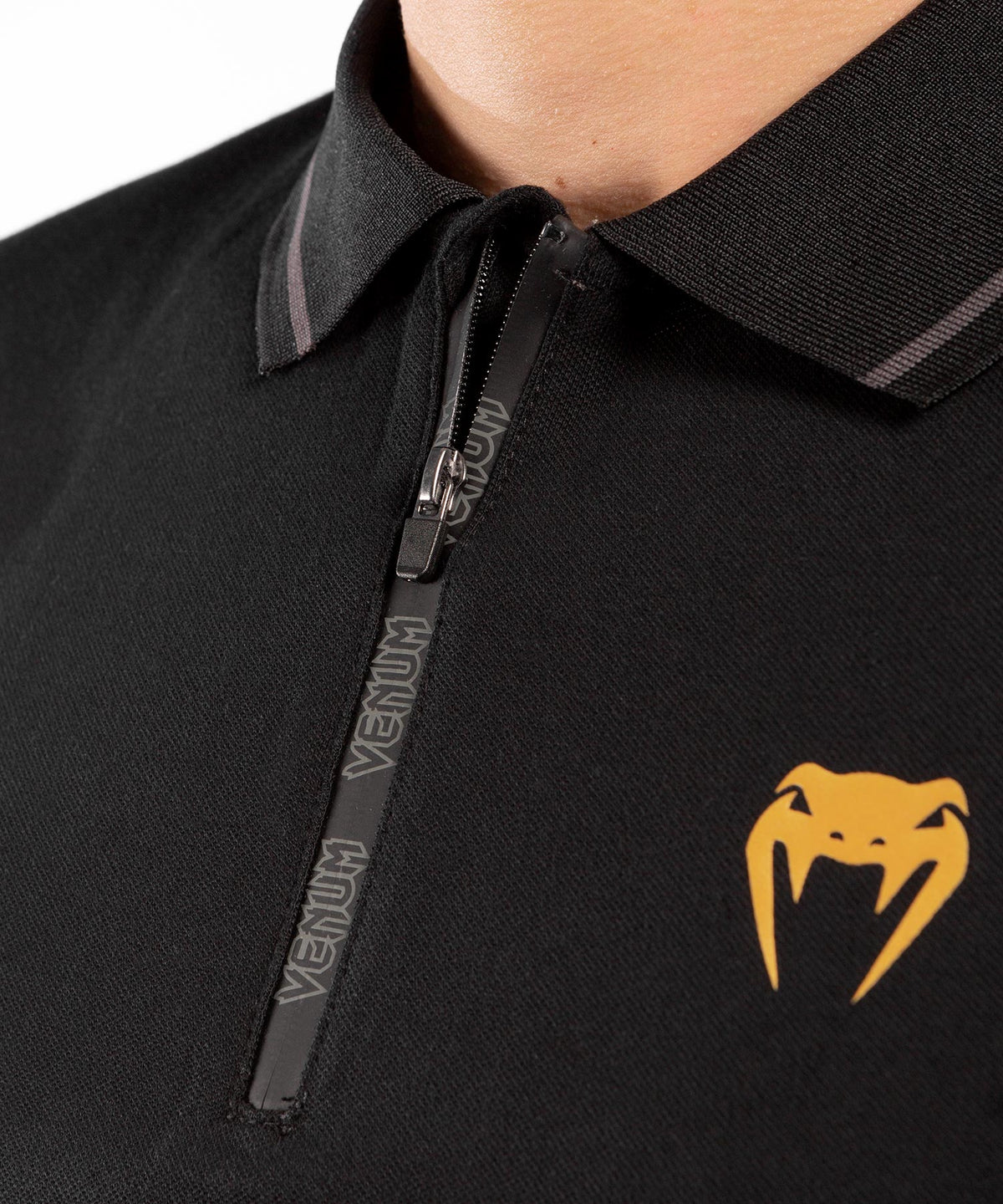 Venum Athletics Polo-Shirt - Schwarz/Gold