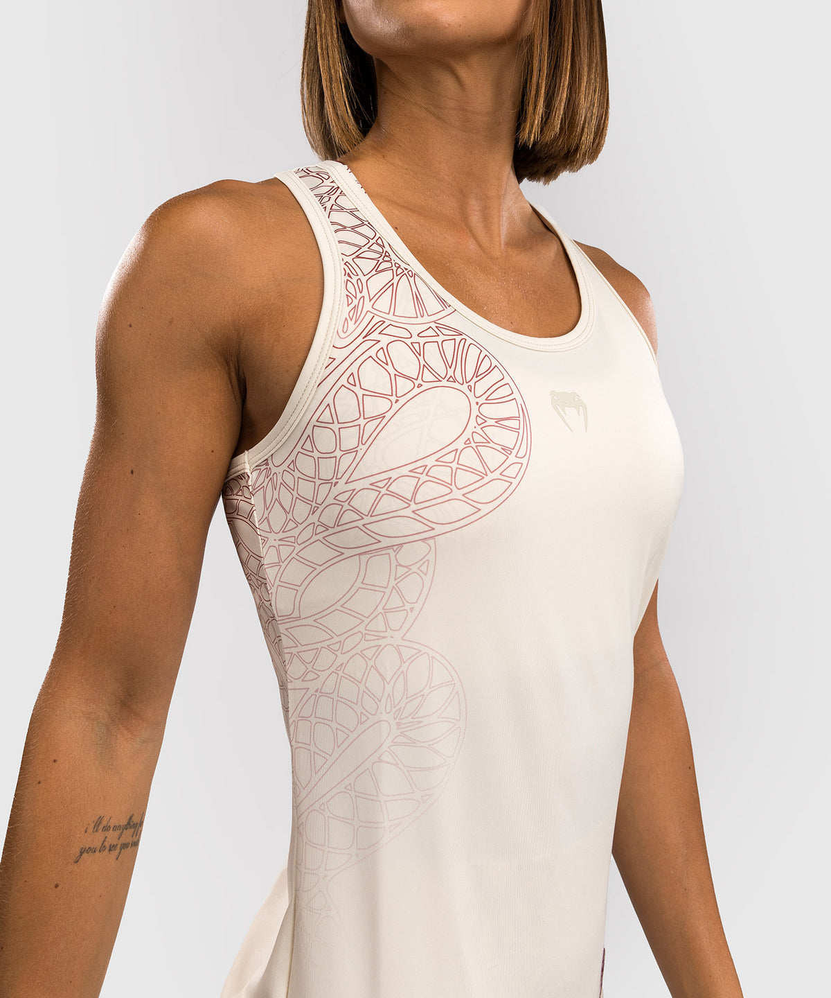 Venum Serpenti Women’s Tank Top - Ivory/Burgundy