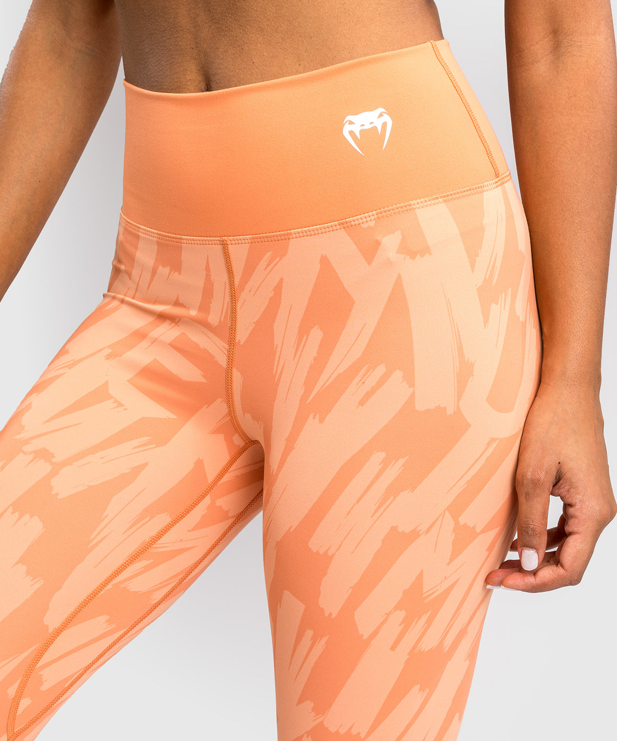 Venum Graffiti Leggings de Largo Completo para Mujer - Albaricoque Terciopelo