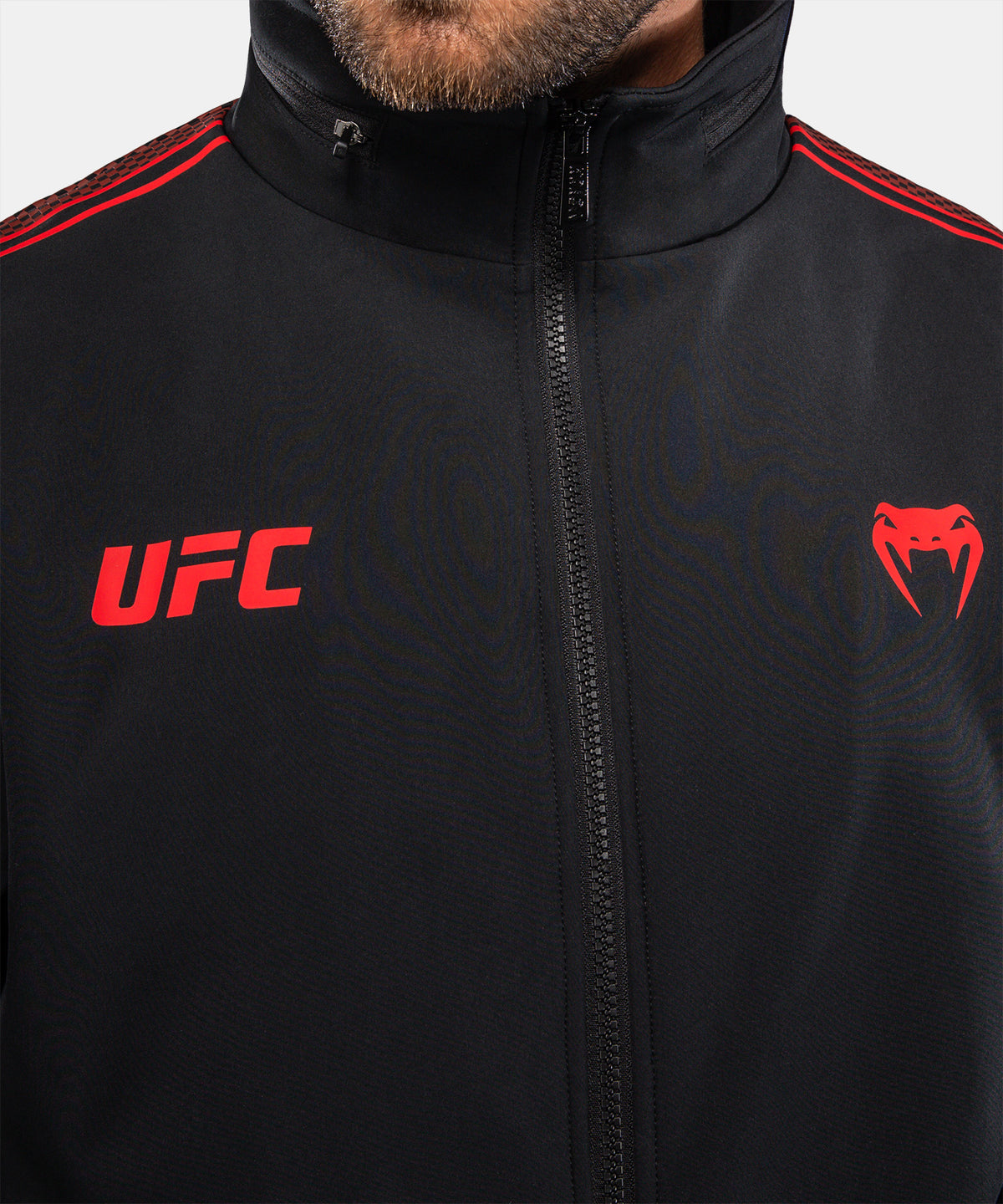 Sweat à Capuche Zippé pour Homme Venum UFC Unity by Venum Authentic Fight Week - Noir