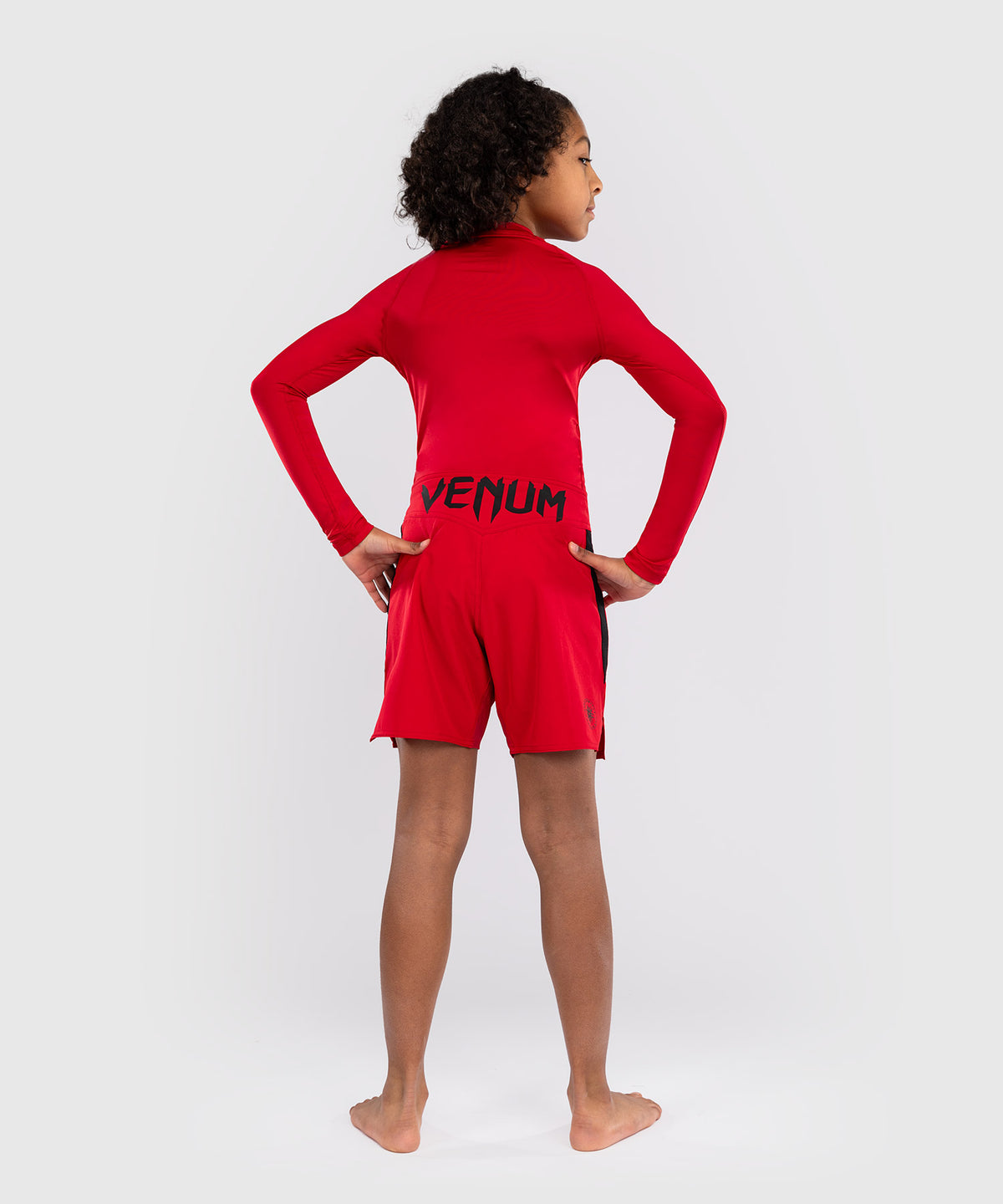 Venum Light Pantalón corto infantil Fight - Rojo cereza