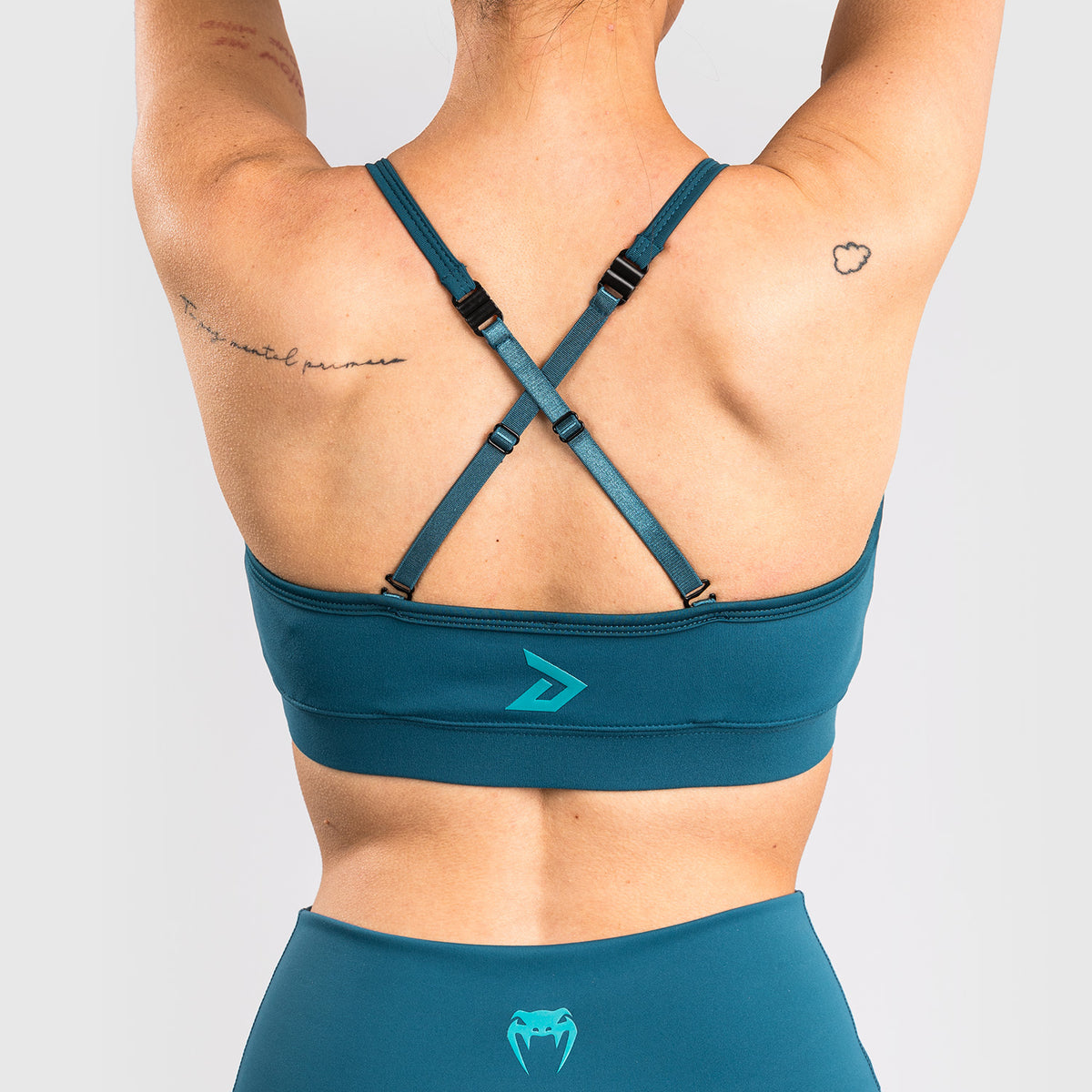 Venum x Demi Damen Sport-BH - Azurblau