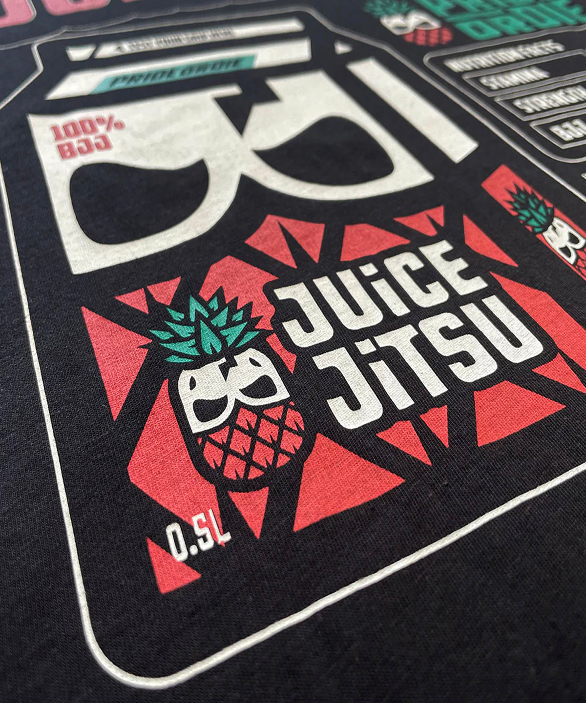 Pride Or Die Juice Jitsu Camiseta de Entrenamiento - Negro