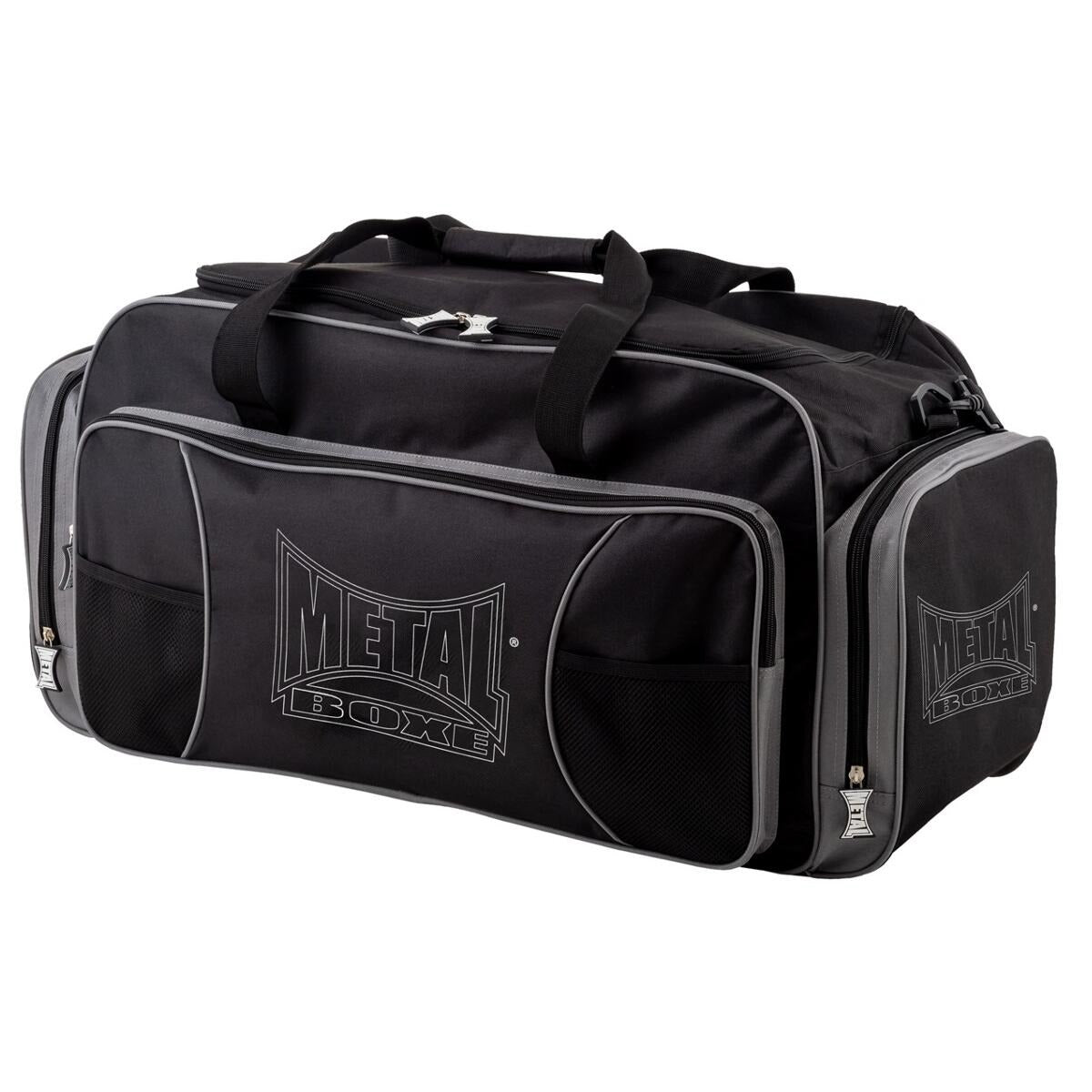 Metal Boxe Large Sports Bag - Black/Grey