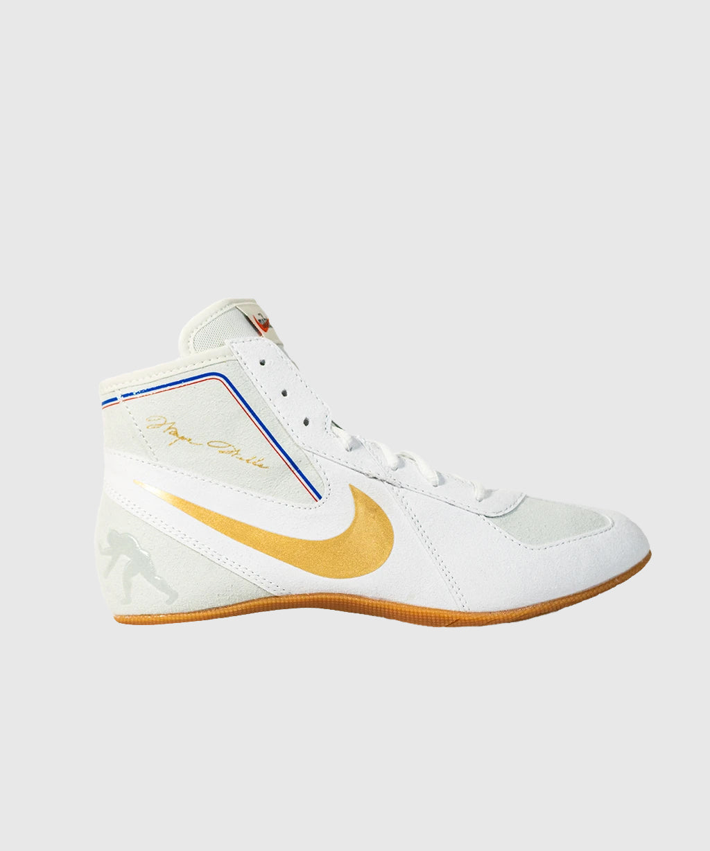 Chaussures de lutte Nike Footsweep 2 SE - Blanc/Or/Gomme