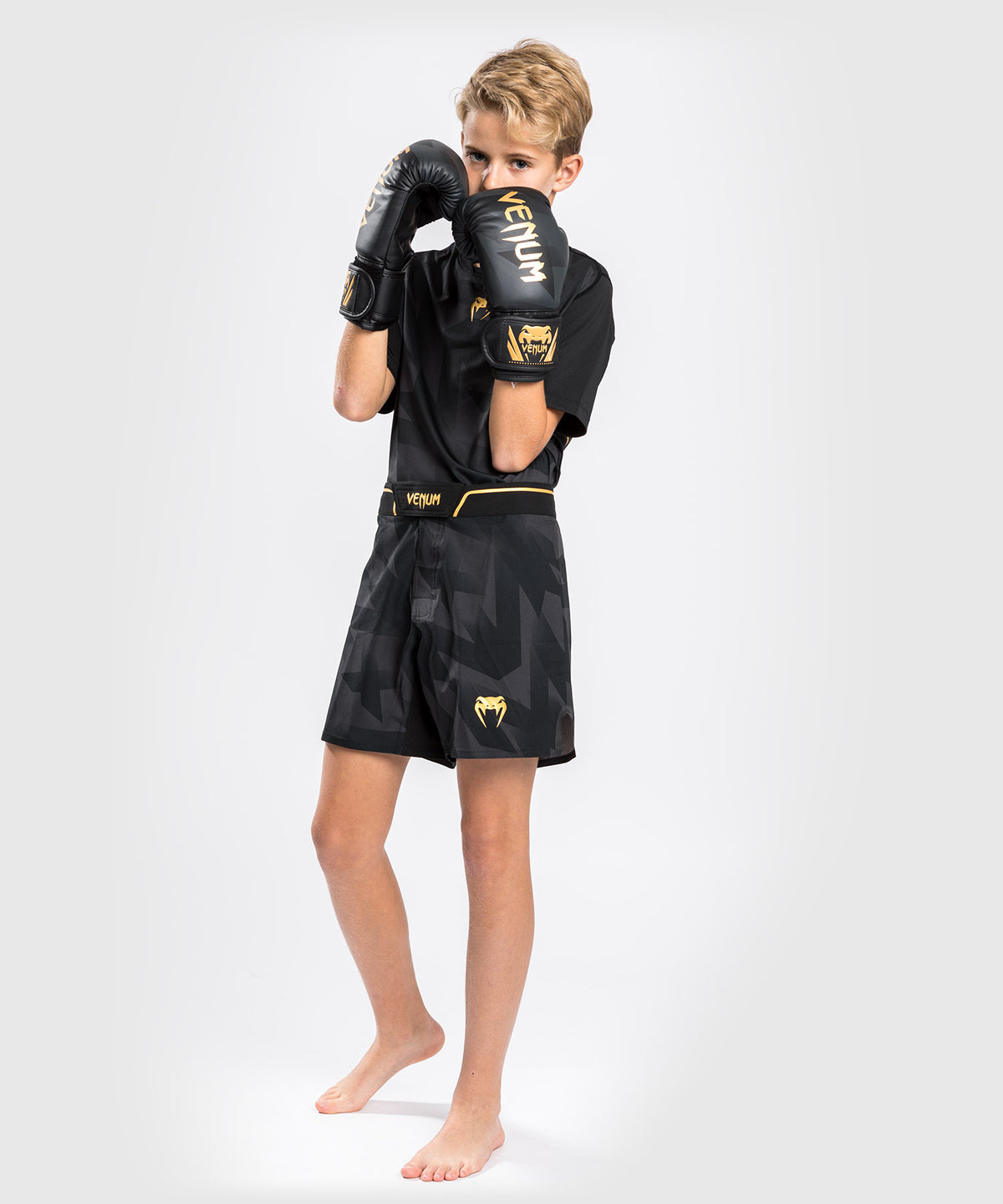 Venum Razor Fightshorts - For Kids - Black/Gold