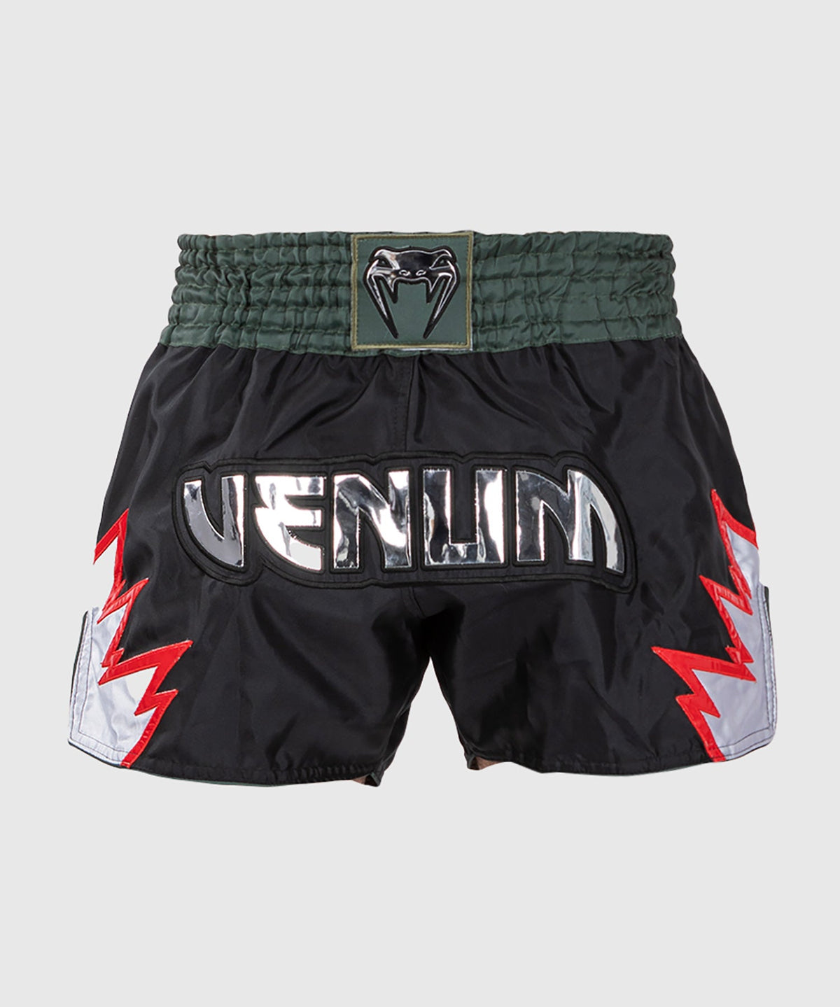Venum Inferno Muay Thai Shorts - Tiefes Schwarz/Khaki